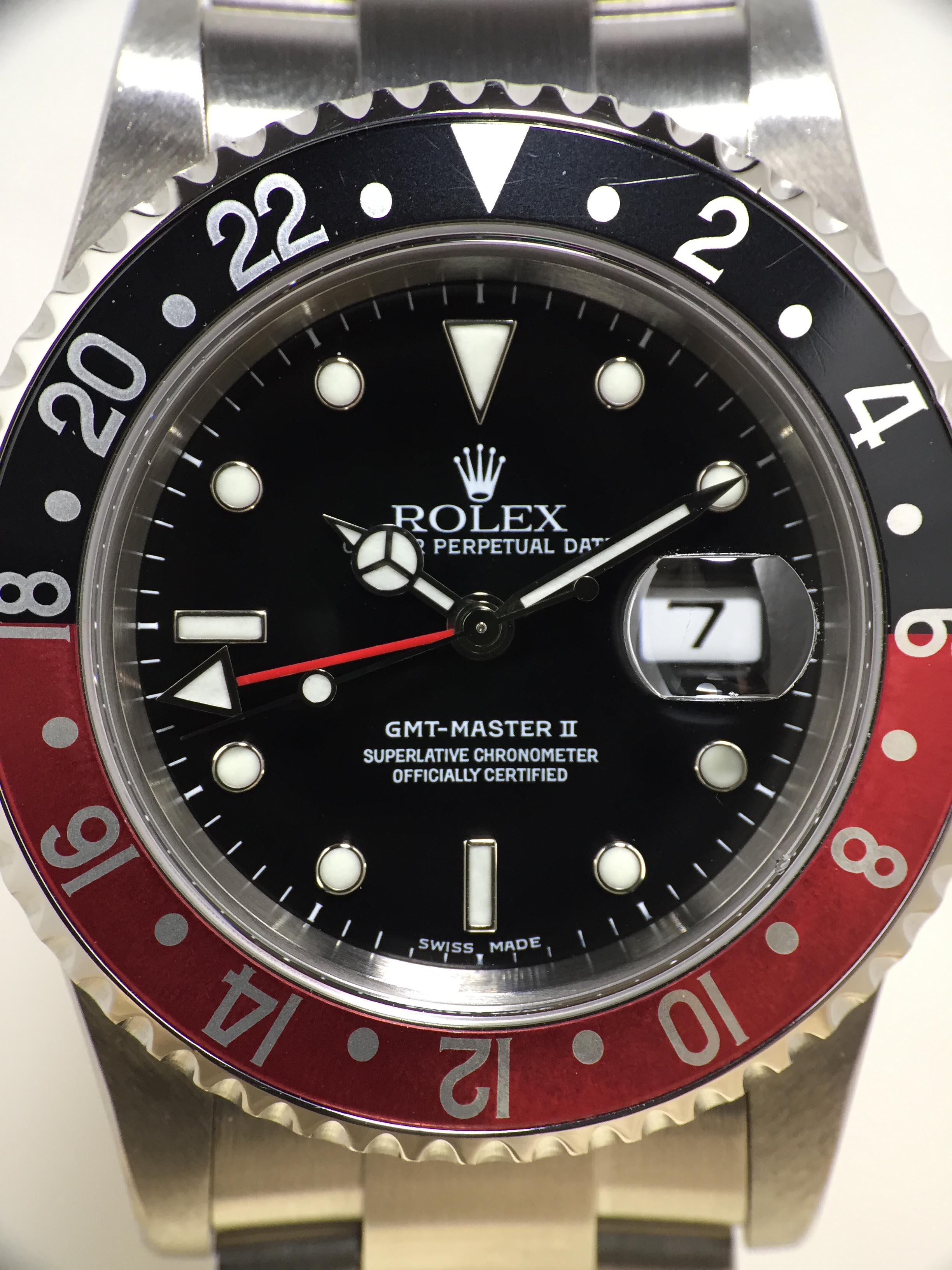 2004 Rolex GMT Master II Ref. 16710 (with Box & Certificate)