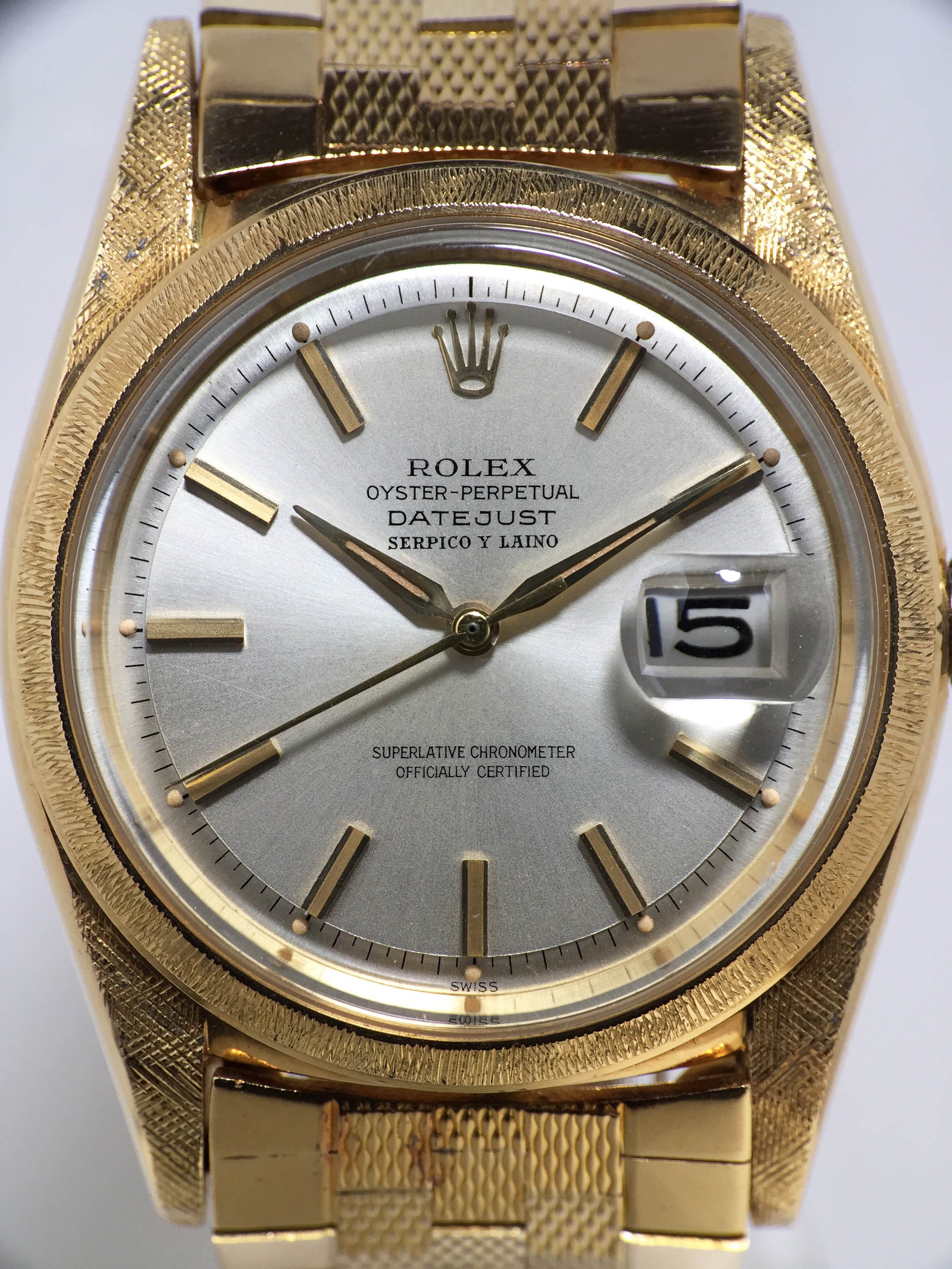 1961 Rolex Datejust Serpico Y Laino Ref. 1602 (with rare original bracelet)