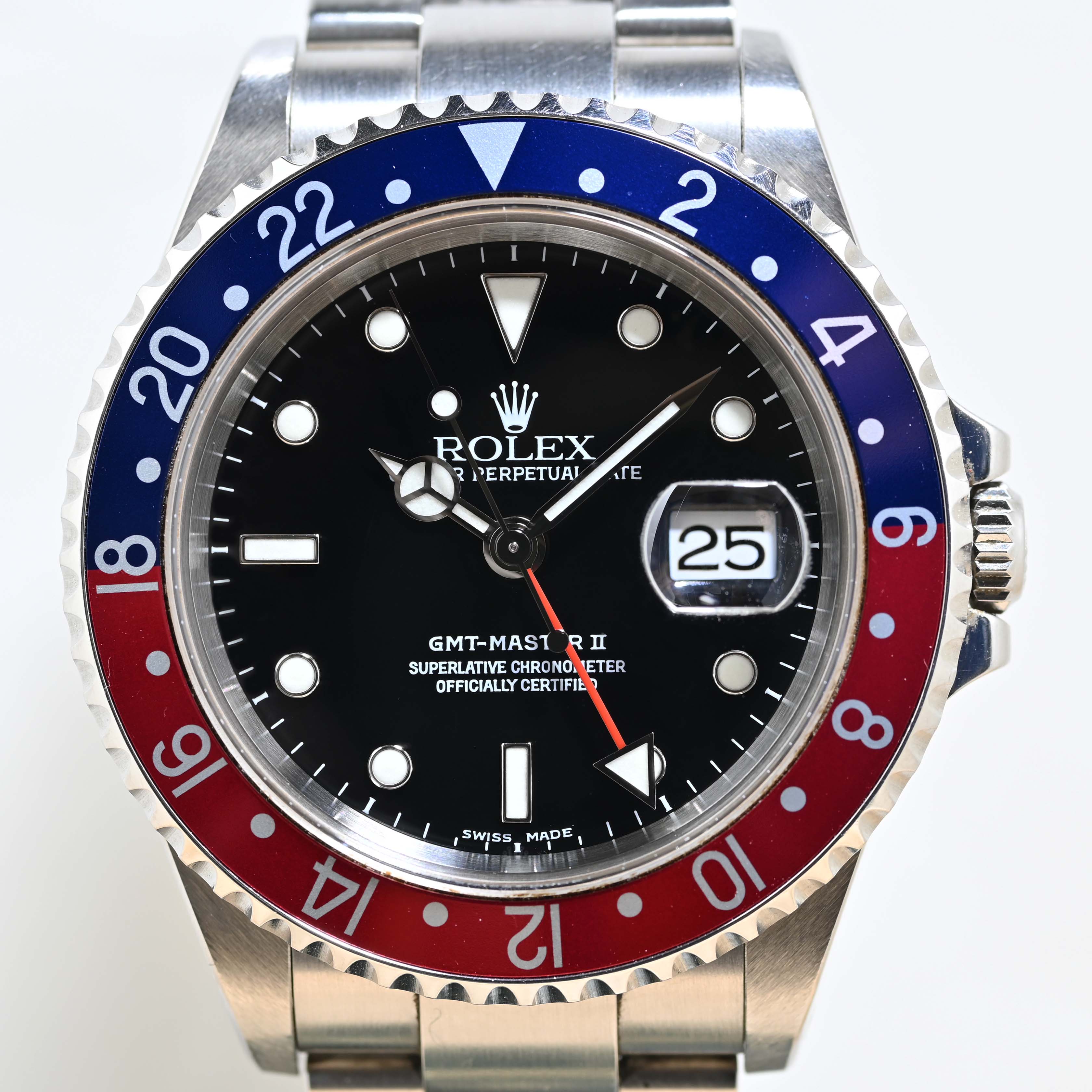 2003 Rolex GMT Master II Pepsi Ref. 16710 (Full Set)