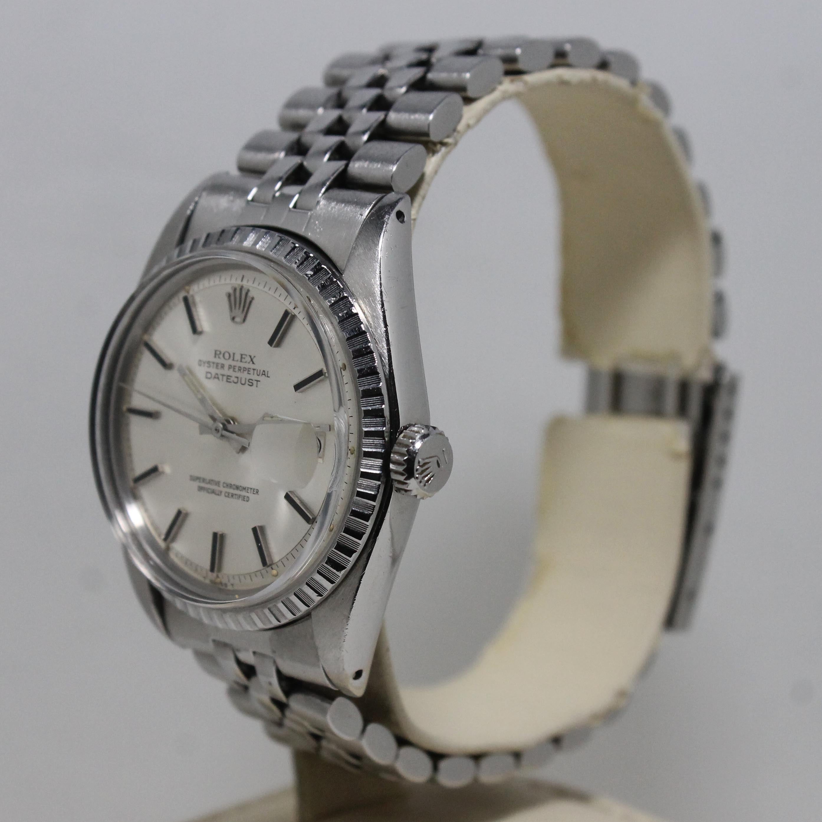 1972 Rolex Datejust Ref. 1603 (with Box & Double Punched Papers)