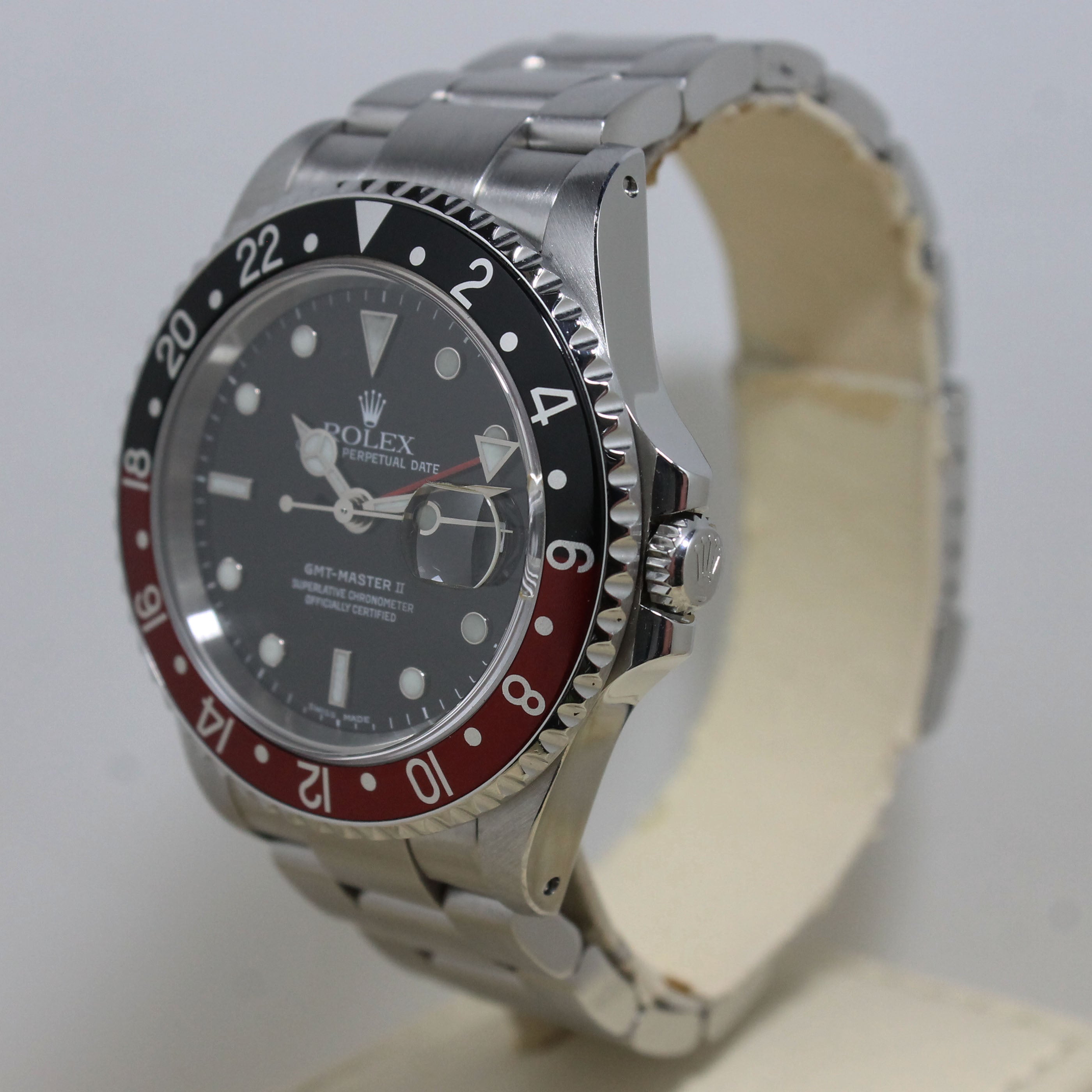 1999 Rolex GMT Master II Coke Ref. 16710 (Full Set)