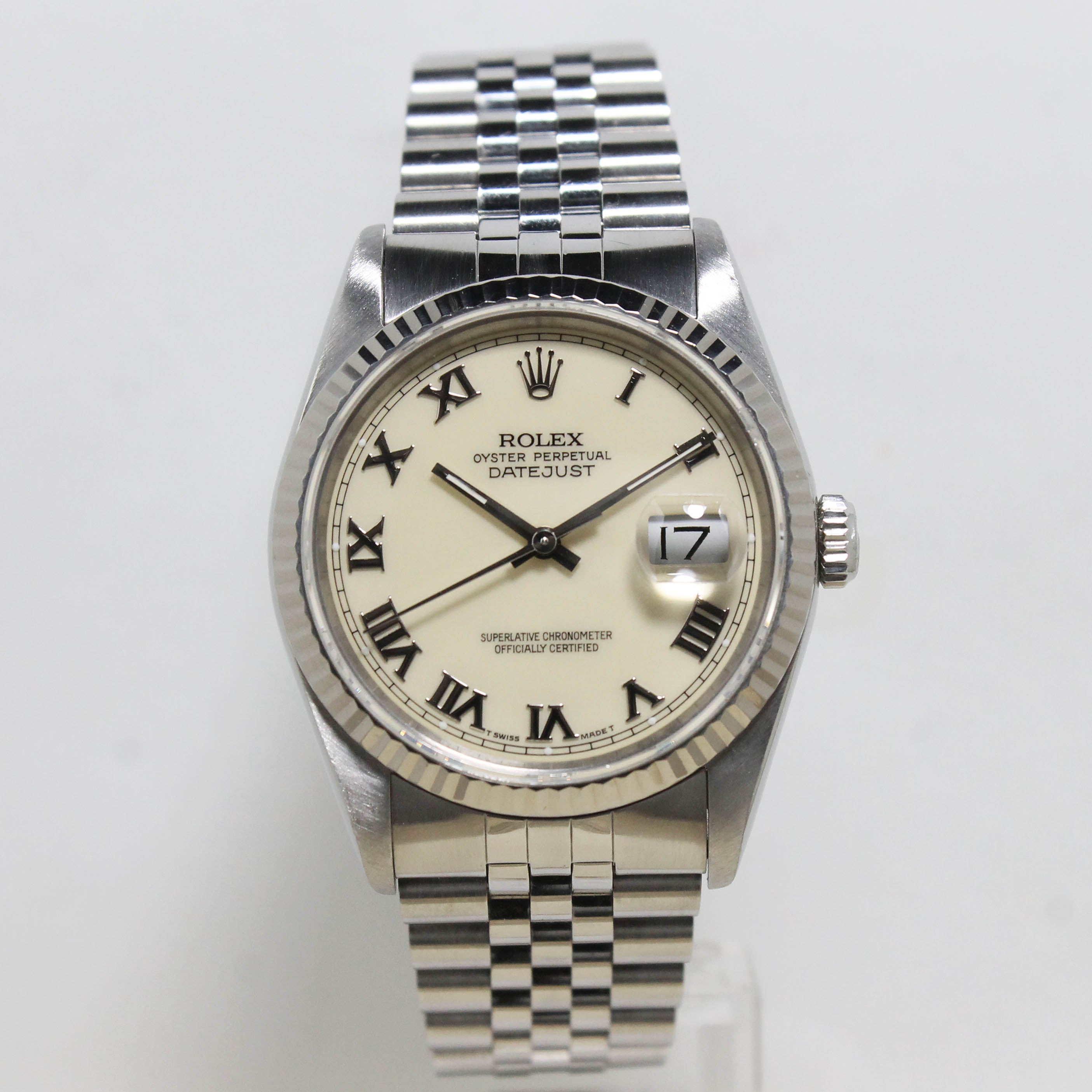 1990 Rolex Datejust St/WG Cream Dial Ref. 16234