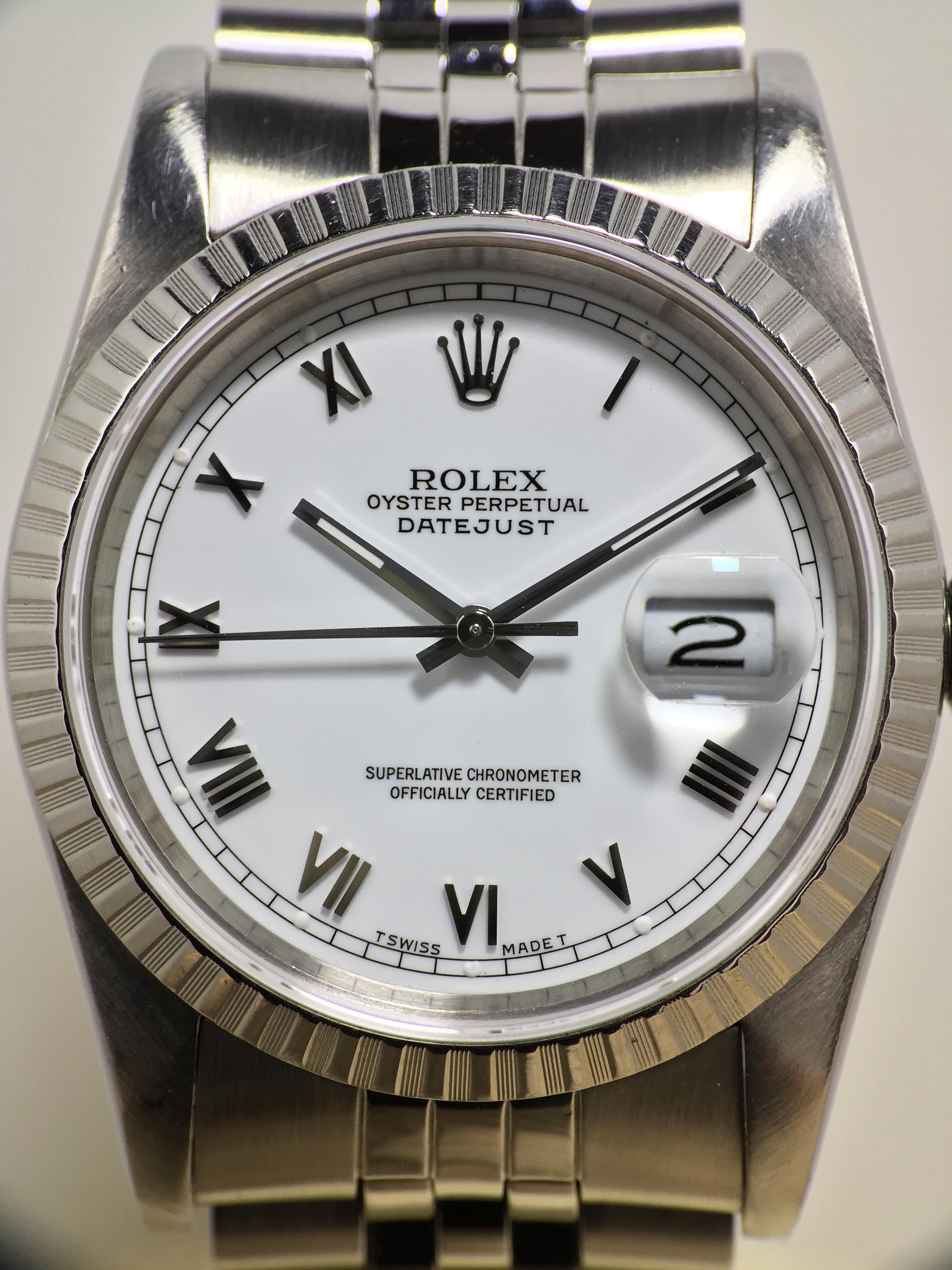 1988 Rolex Datejust White Roman Ref. 16620