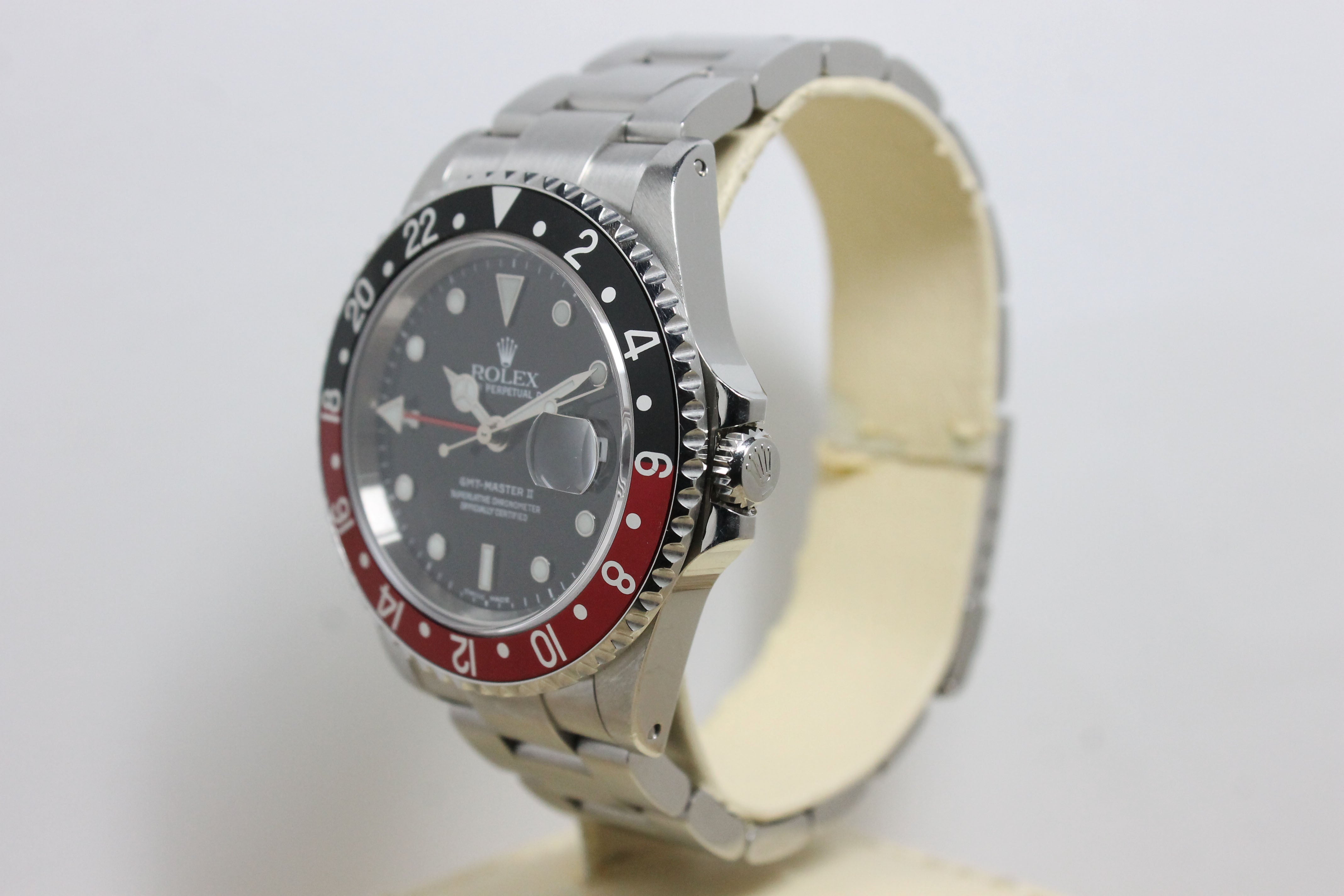 2001 Rolex GMT Master II Coke Ref. 16710 (Full Set)