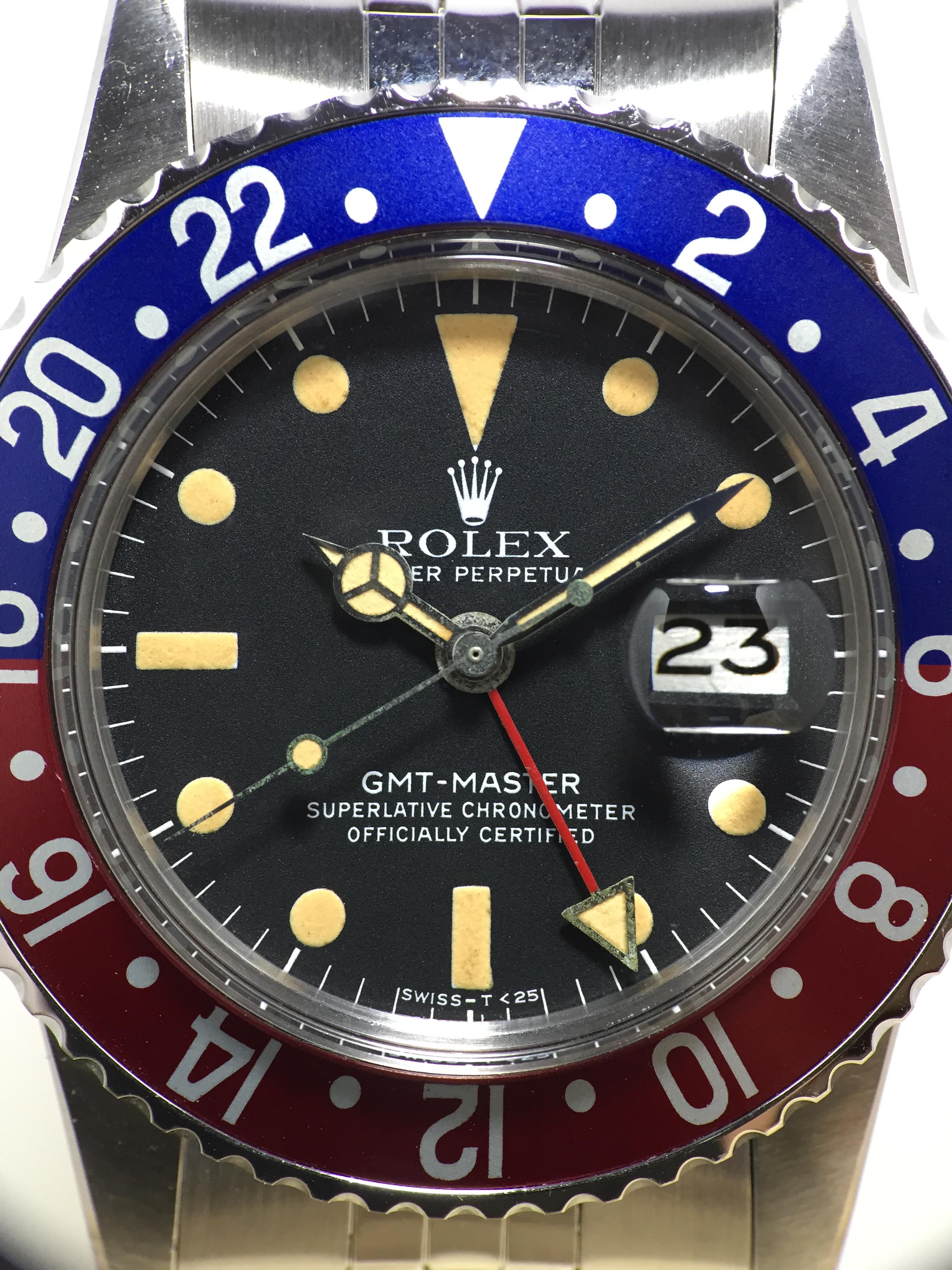 1978 Rolex GMT Master MK5 Maxi Near NOS Ref. 1675