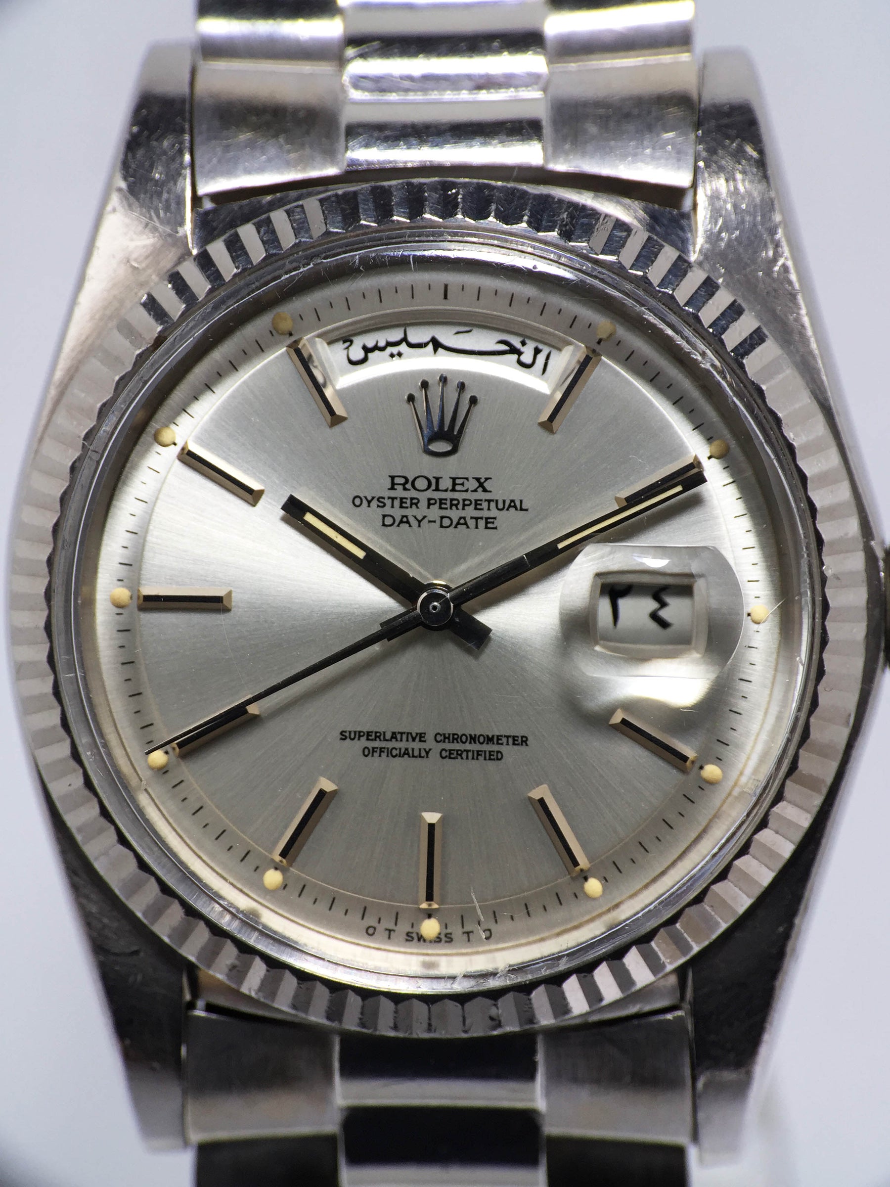 1973 Rolex Day Date Sigma Dial Unpolished Arabic Calendar Ref. 1803