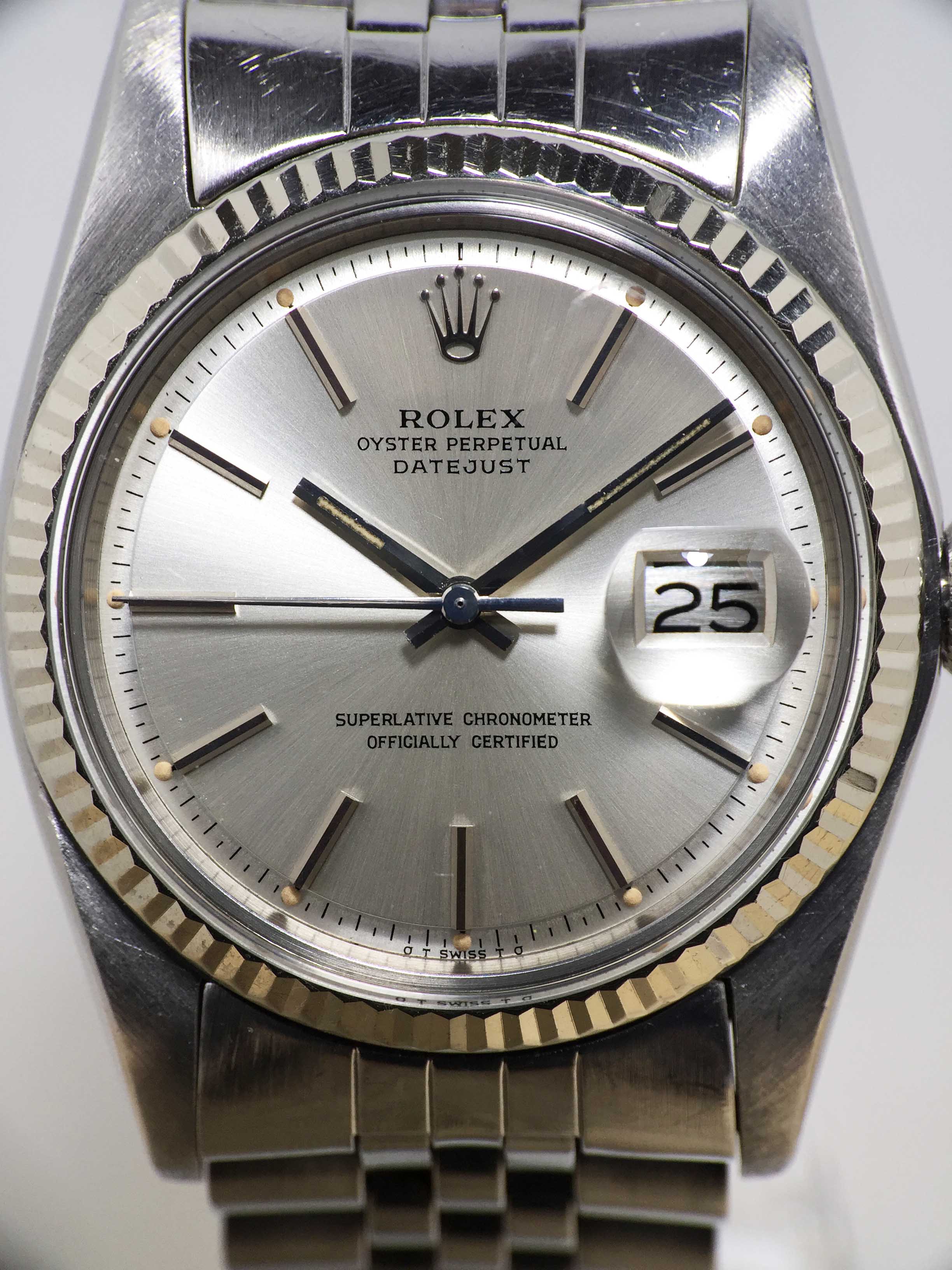 1978 Rolex Datejust Sliver Dial Ref. 1601