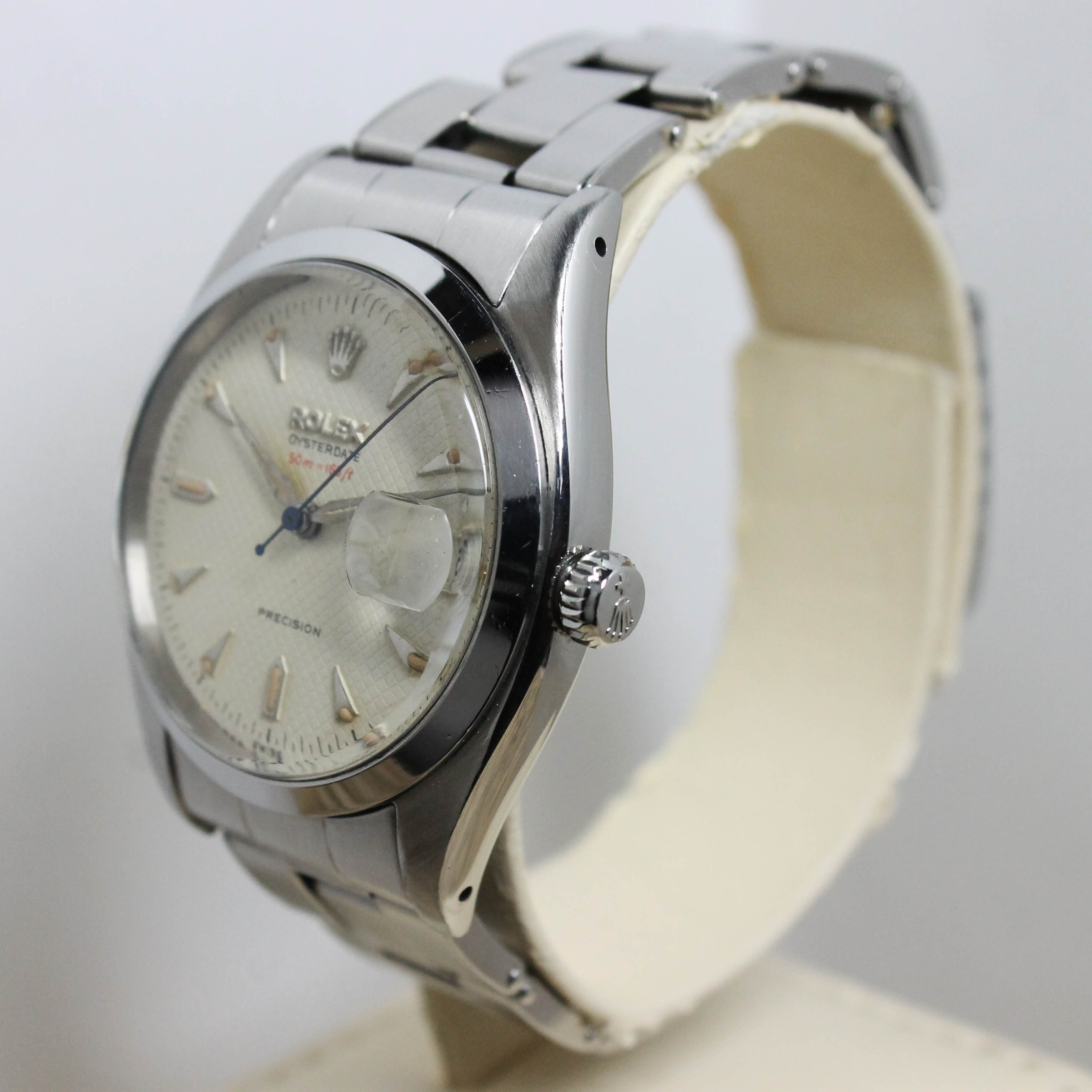 Rolex Oysterdate Precision 'Honeycomb' Ref. 6494 Year 1956 (with Box)