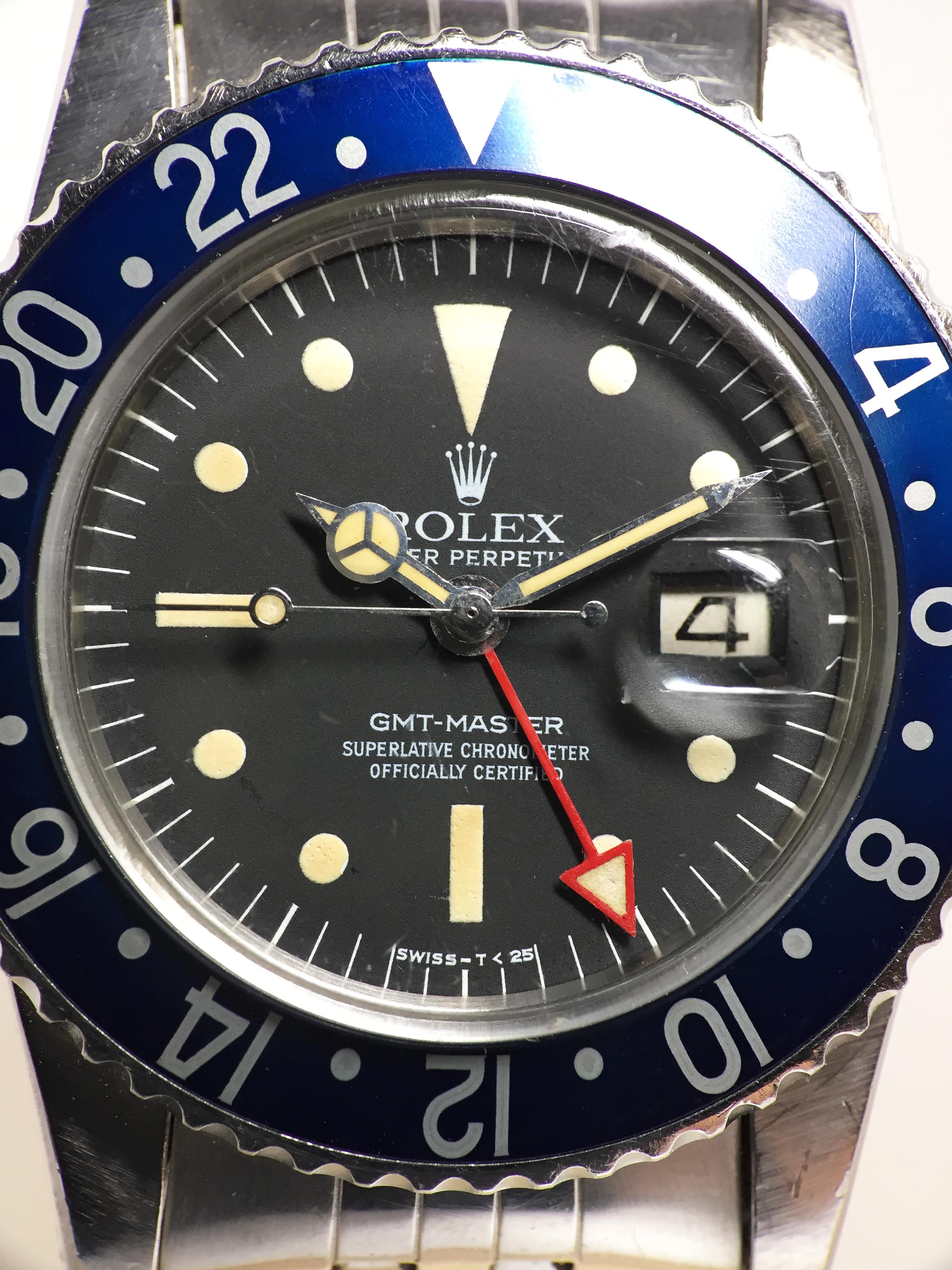 Rolex GMT Master MK3 Radial Blueberry Ref. 1675 Year 1978 (Full Set) - Price on Request