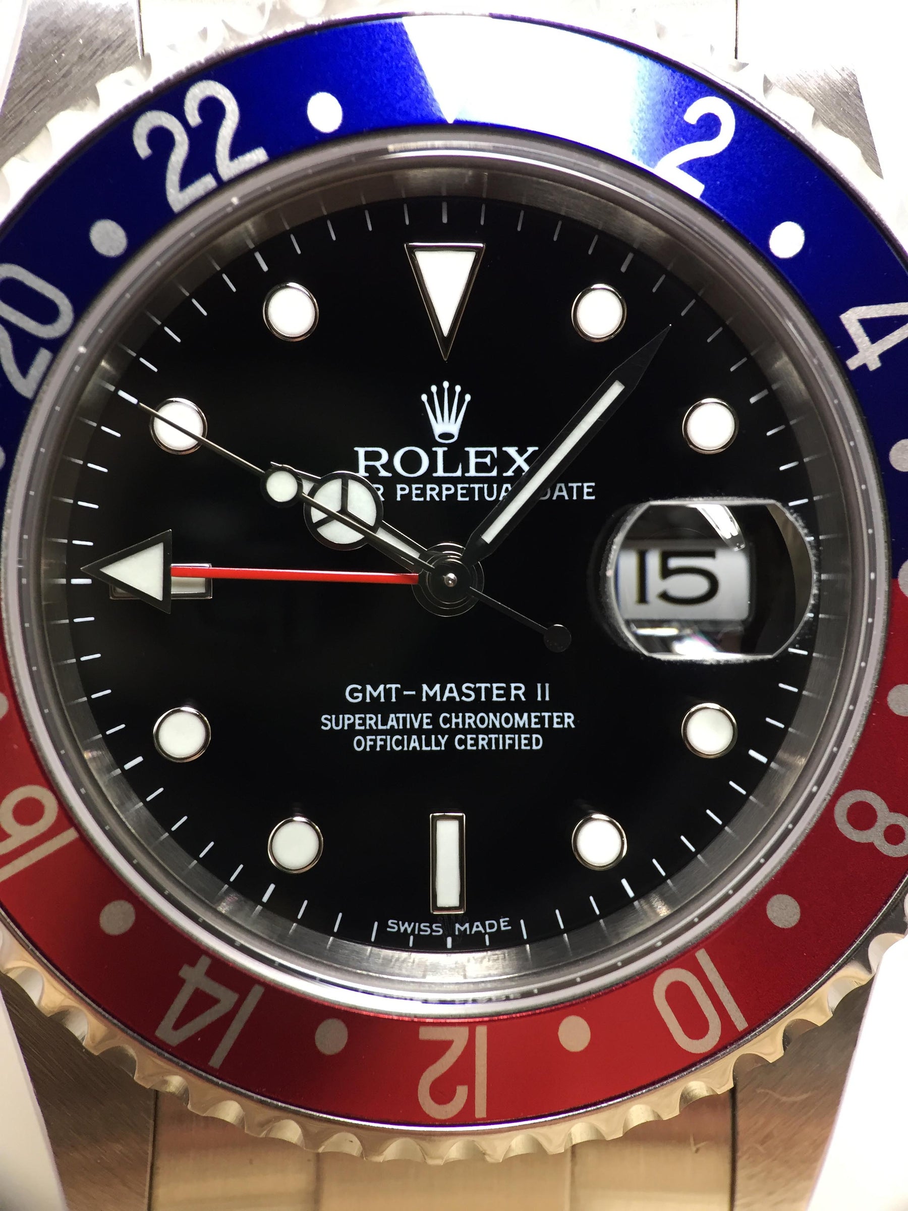 2008 Rolex GMT Master II - Stick Dial 3186 Ref. 16710B (Full Set)