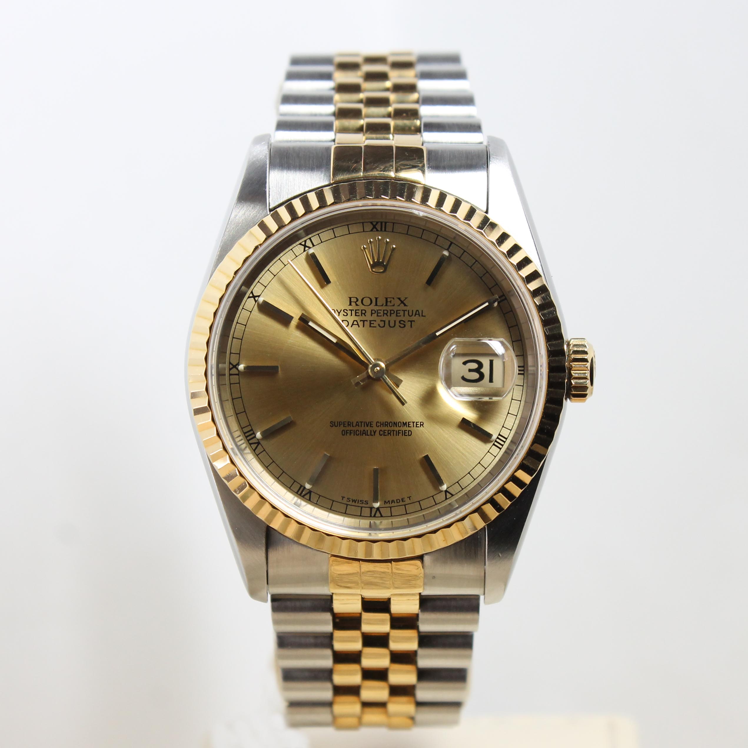 Rolex Datejust St/G Ref. 16233 Year 1996 (Full Set)