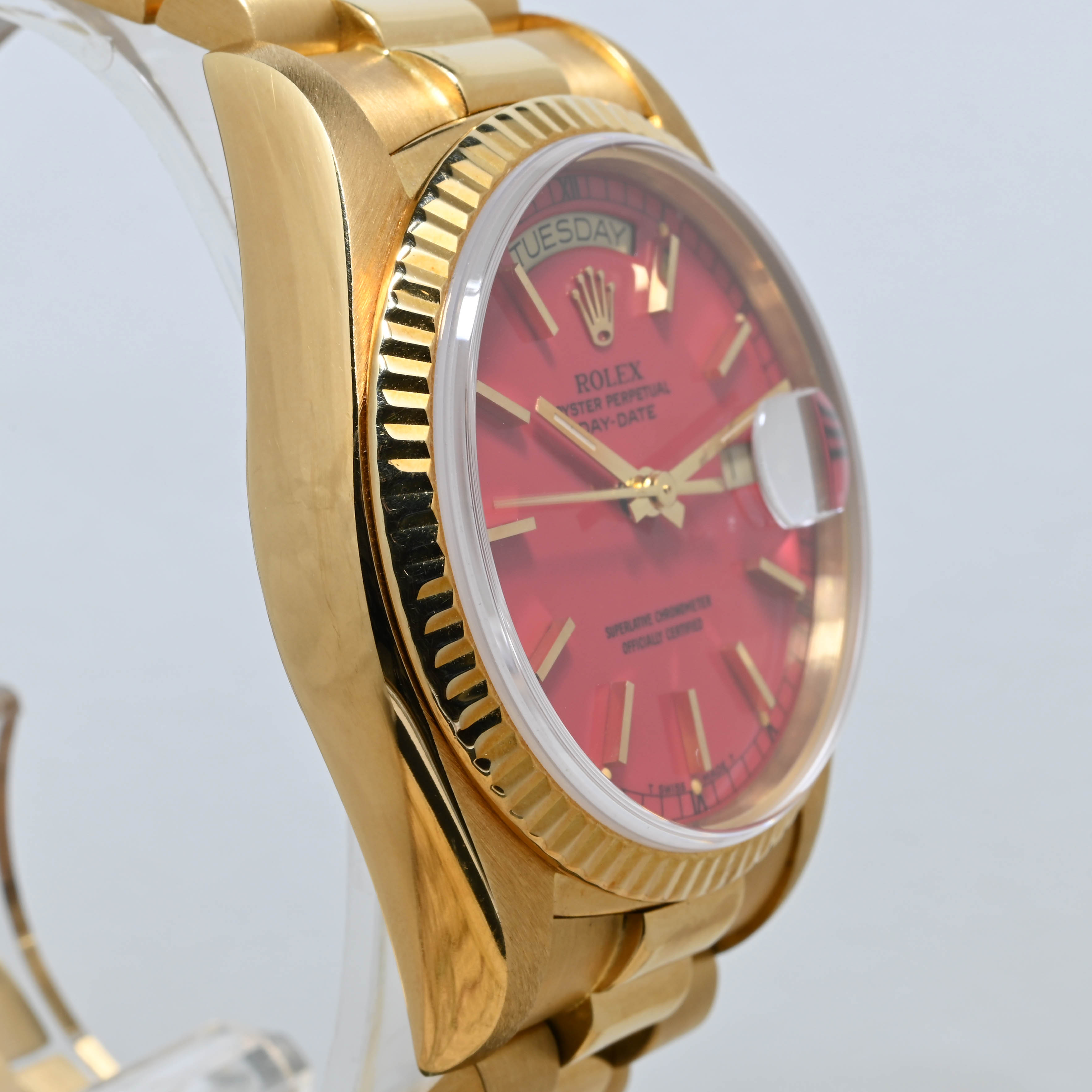 1984 Rolex Day Date Raspberry Stella Ref. 18038