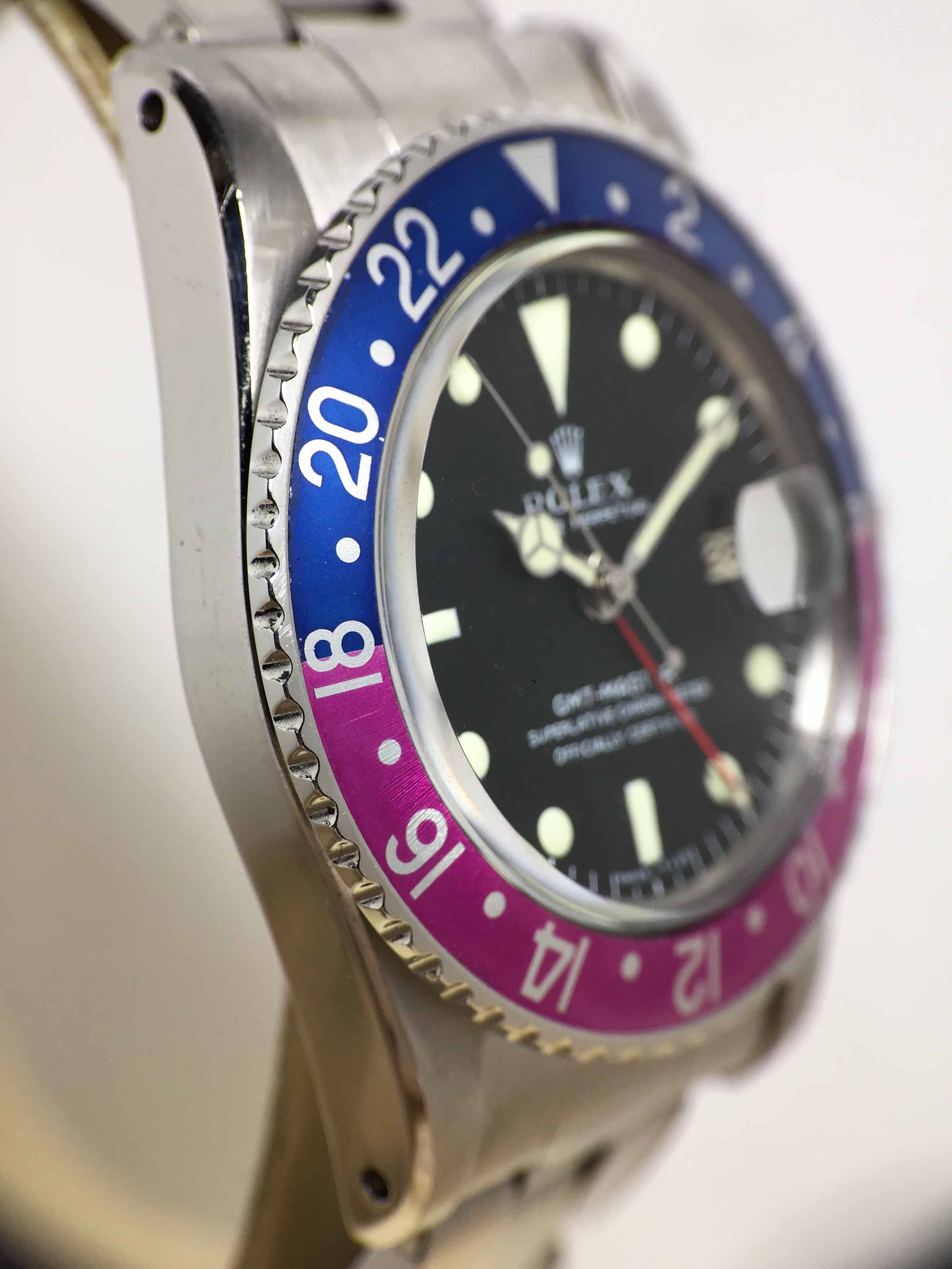 1966 Rolex GMT Master MK 0.5 Fuchsia 'Small GMT Hand' Ref. 1675