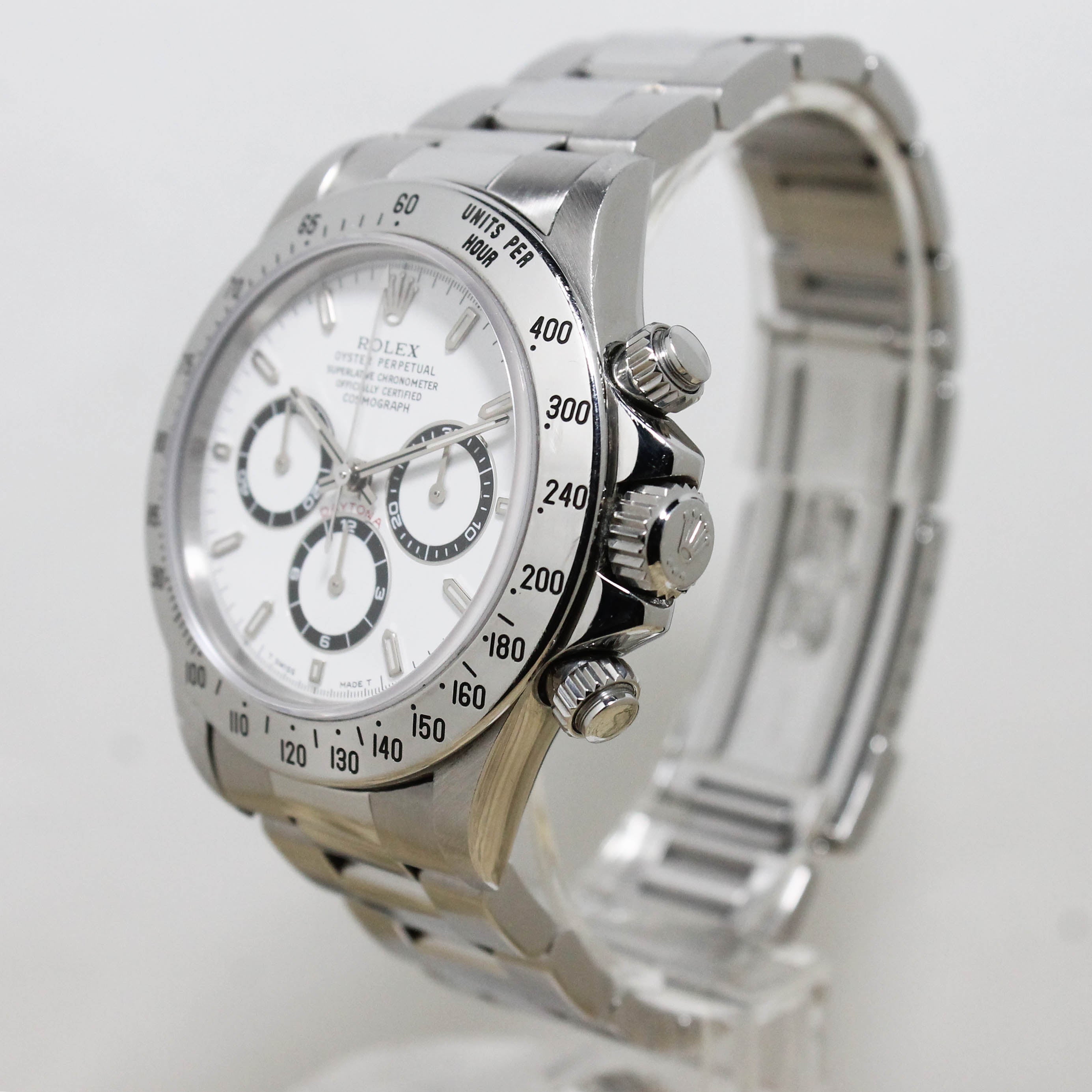 1996 Rolex Daytona White Tritium Dial Ref.16520 (Full Set)