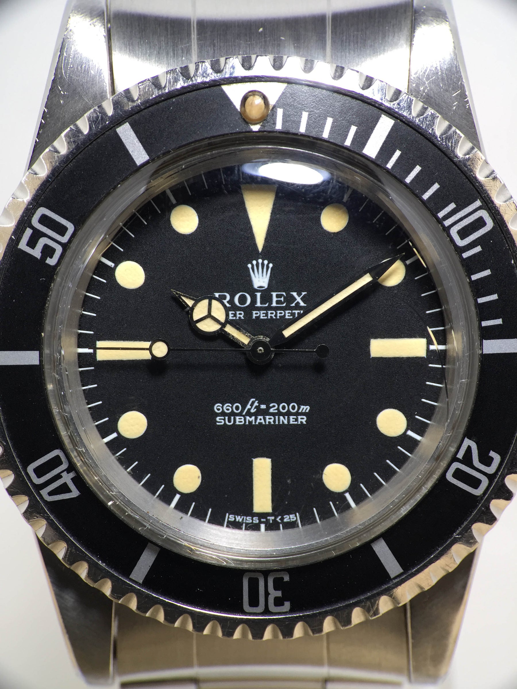 1972 Rolex Submariner Serif Dial Unpolished & Like New Ref. 5513