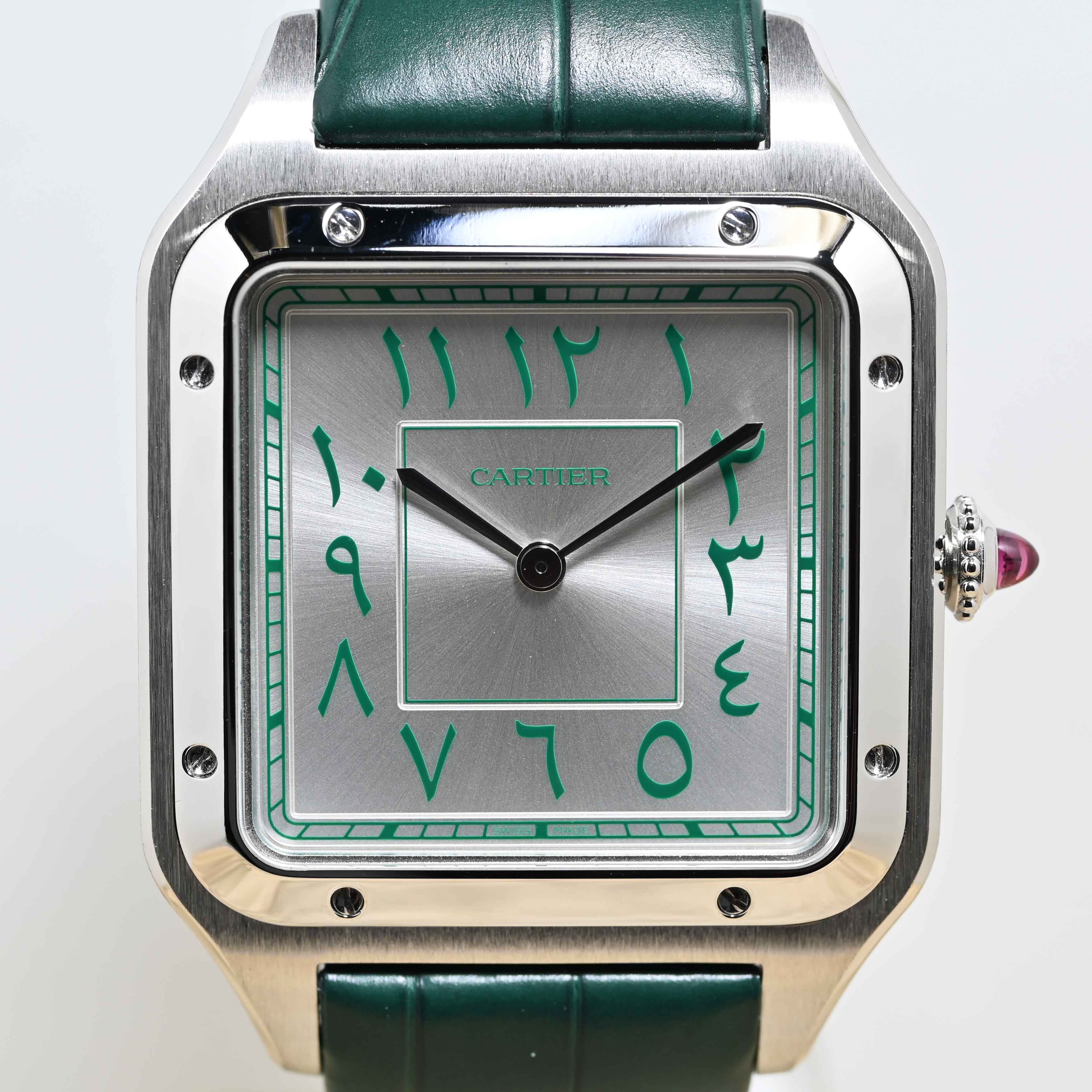 2022 Cartier Santos Dumont Platinum Middle East Limited Edition Ref. WGSA0060 (New-Full Set)