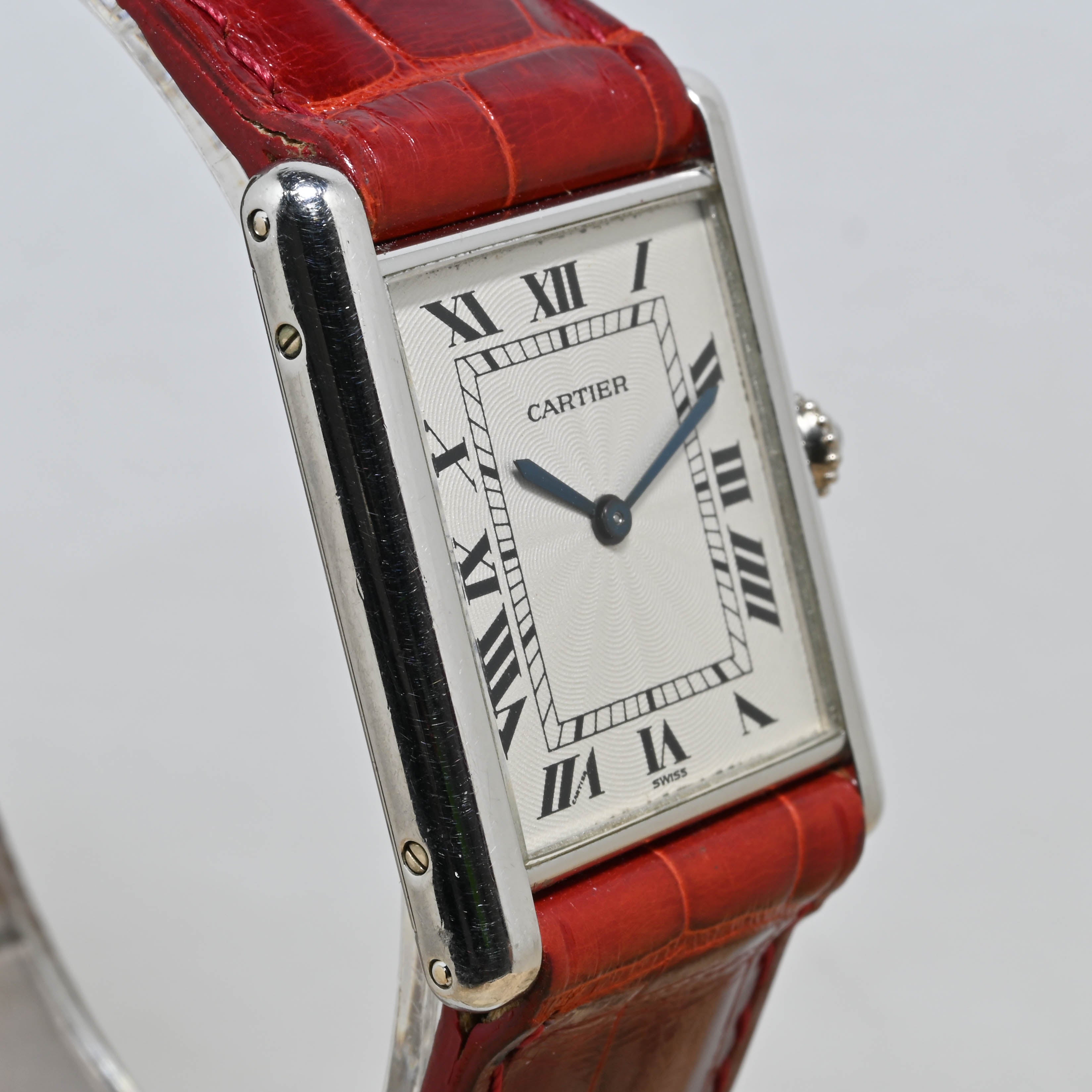 2000 Cartier Tank Louis Platinum Ref. 1601