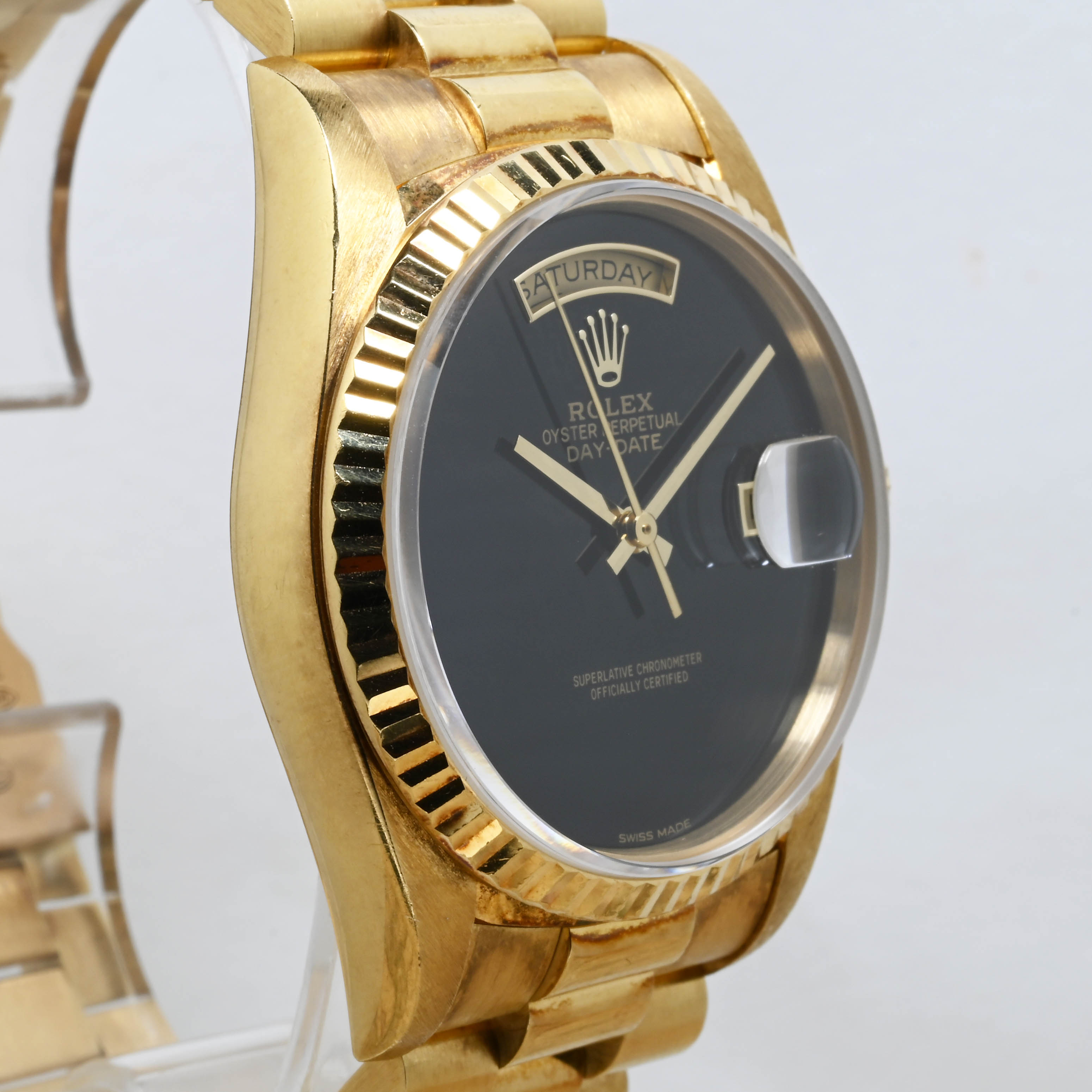 1989 Rolex Day Date Onyx Dial Ref. 18238