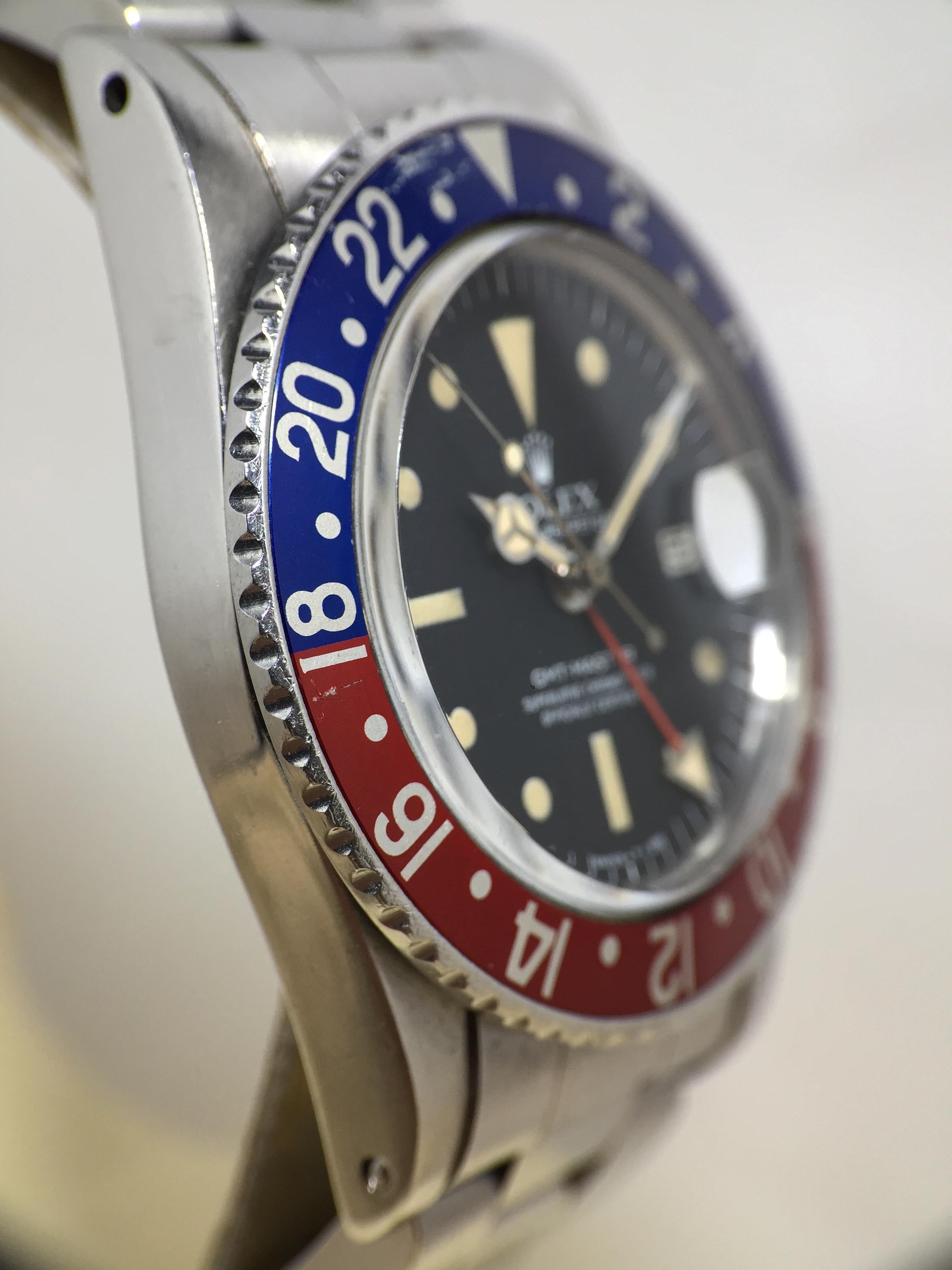 1977 Rolex GMT Master MK3 Radial Dial Ref. 1675