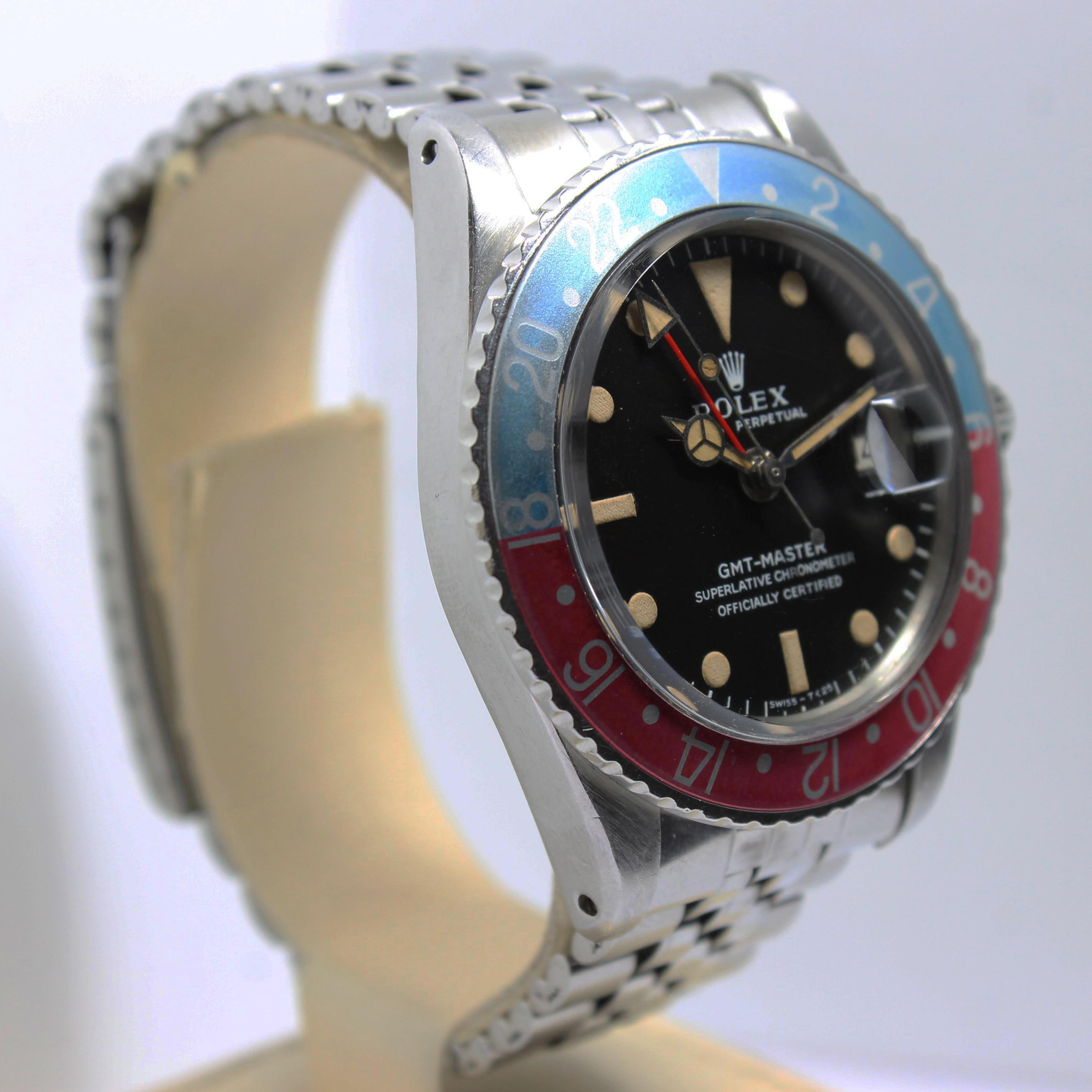 Rolex GMT Master Ref. 1675 Year 1968