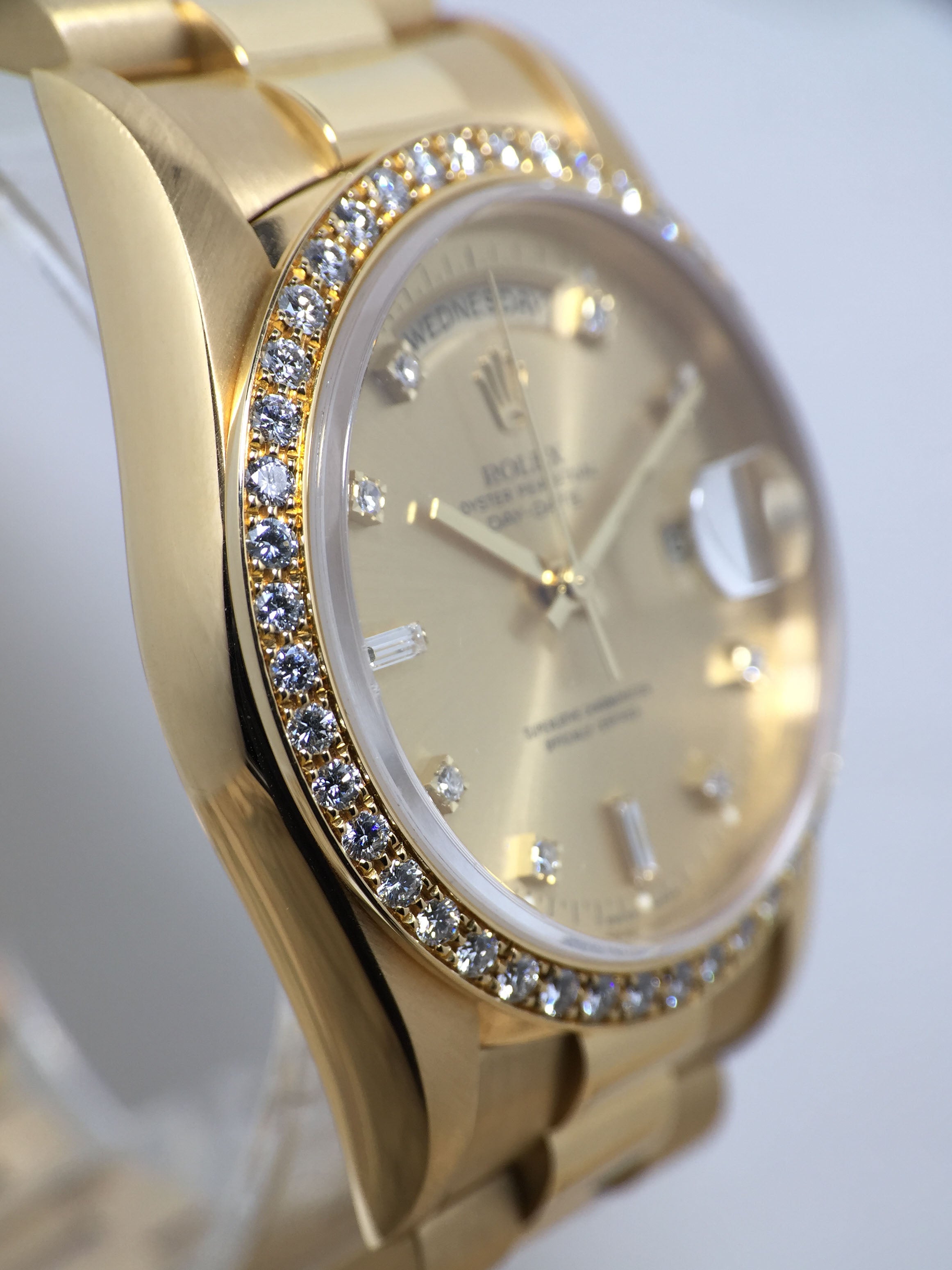 1994 Rolex Day Date with Diamond Dial Ref. 18348