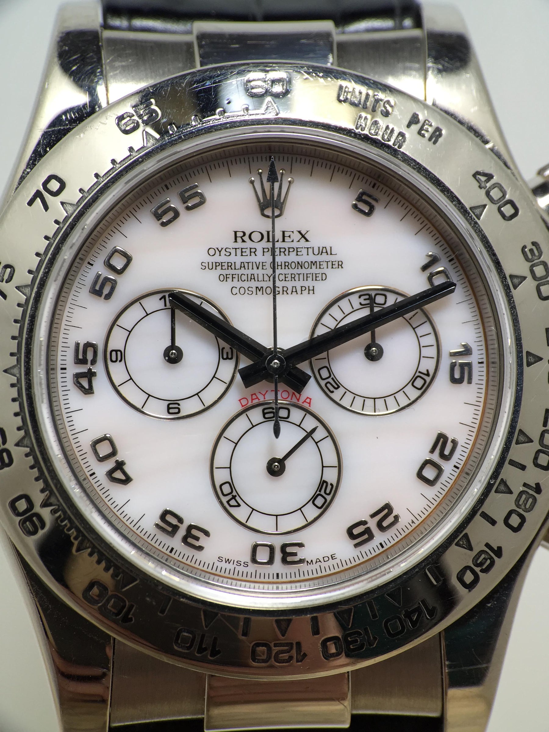 2001 Rolex Daytona Pink MOP Dial Ref. 116519 (with Certificate)