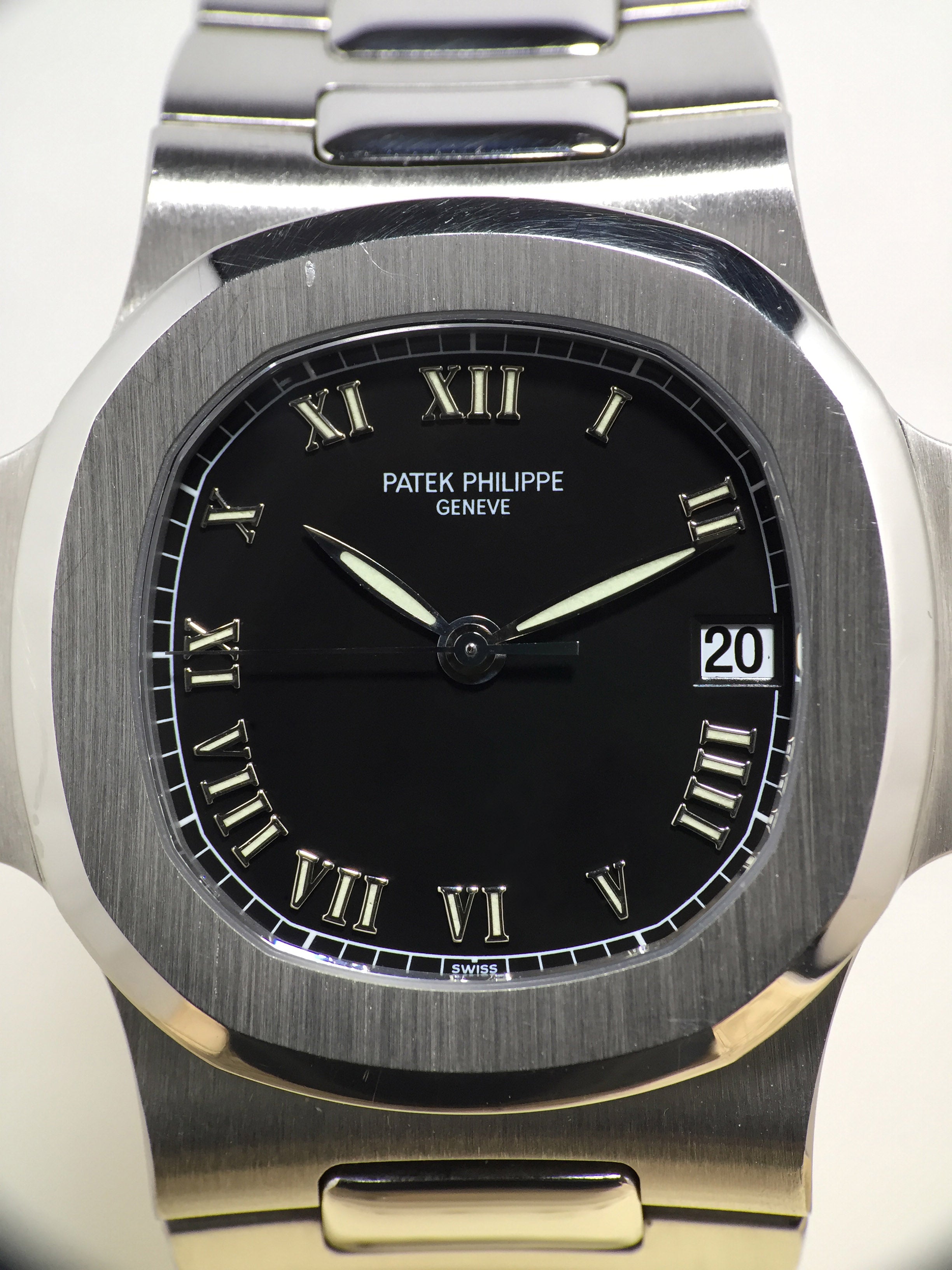 2000 Patek Philippe Nautilus Roman Dial Ref. 3800 (Full Set)