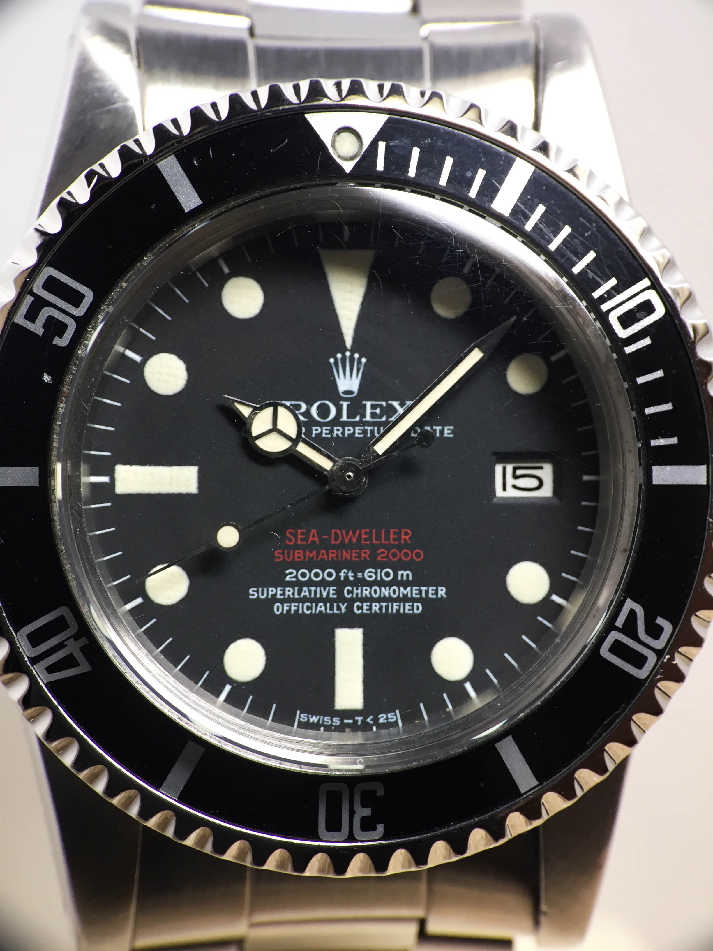 1974 Rolex Double Red Sea Dweller MK3 Ref. 1665 (Full Set)