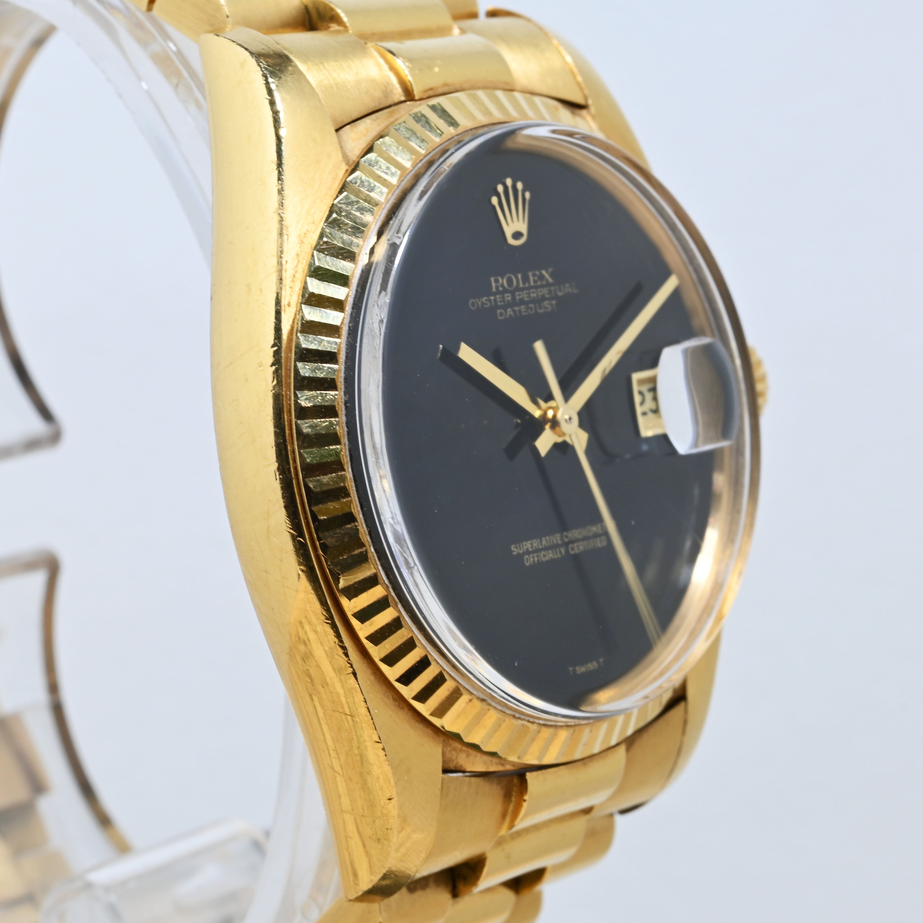 1978 Rolex Datejust Onyx Dial Ref. 1601