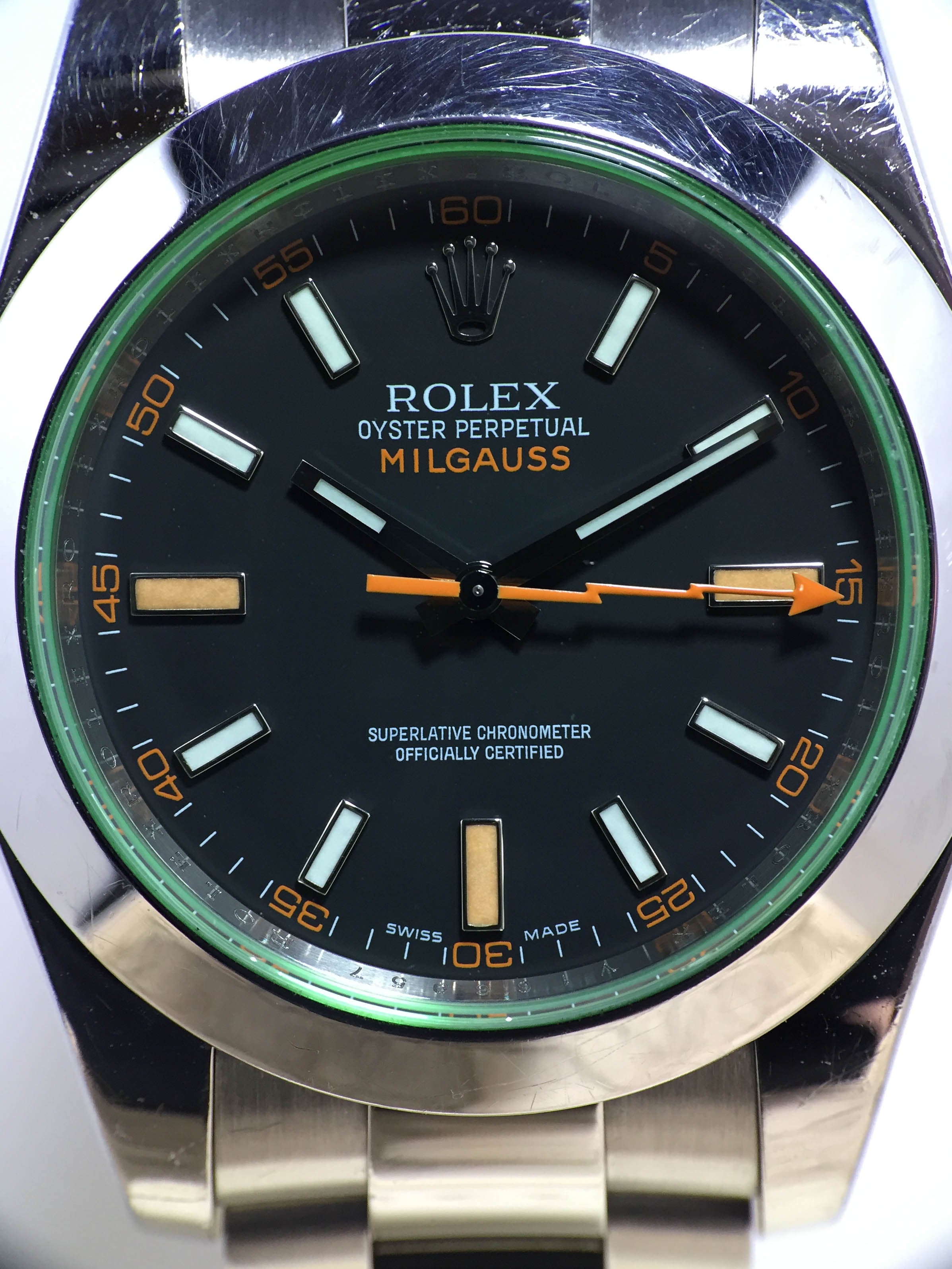 2009 Rolex Milgauss Ref. 11600GV (Box & Papers)