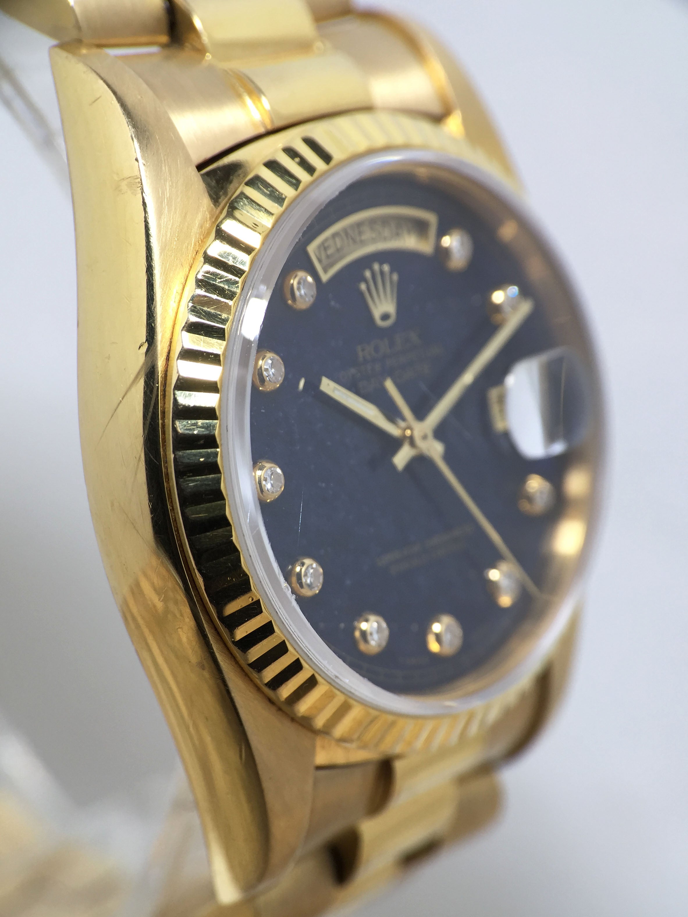 1980 Rolex Day Date Aventurine Pinball Dial Ref. 18038