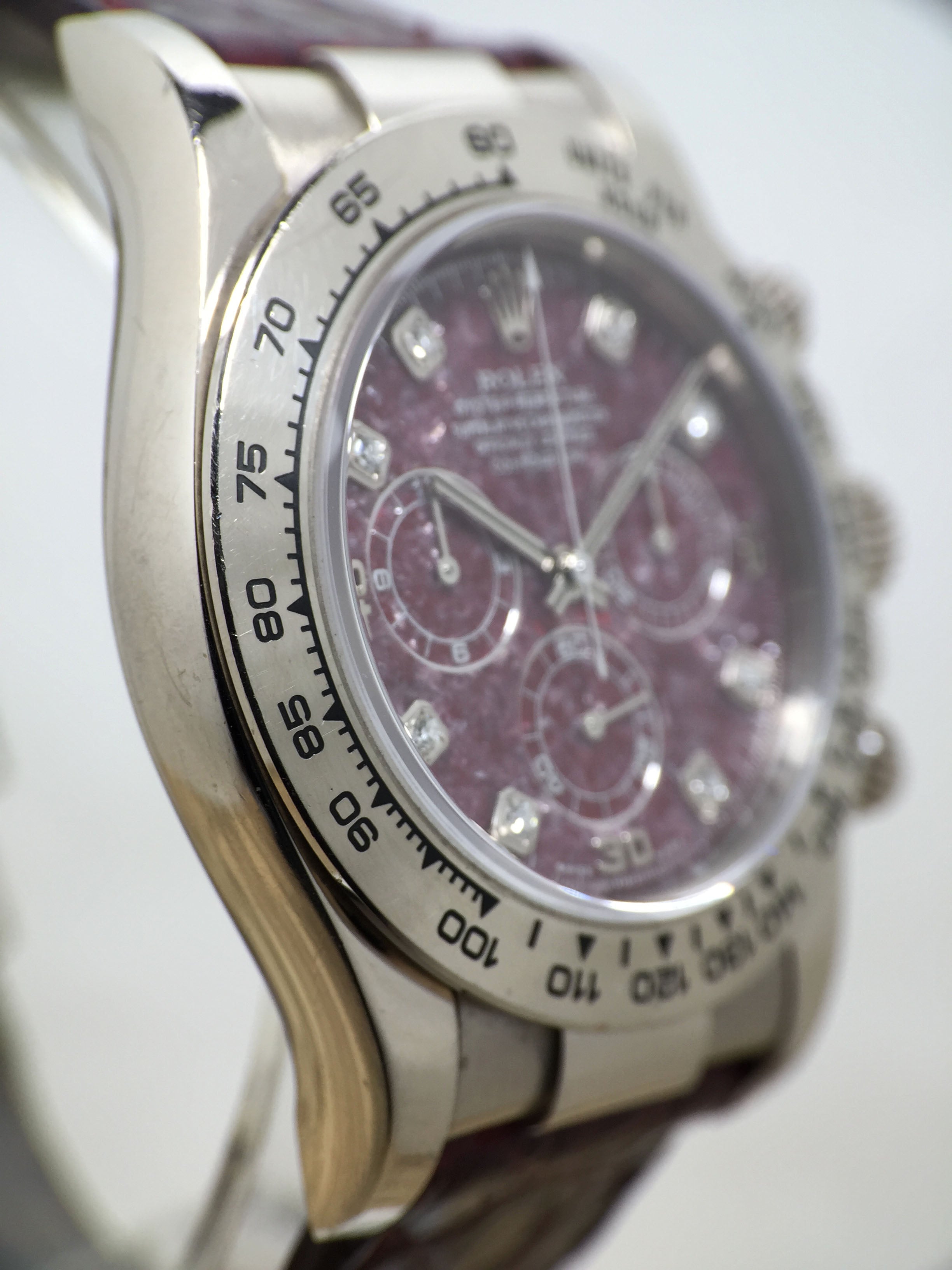 2000 Rolex Daytona White Gold Grossular Diamond Dial Ref. 116519