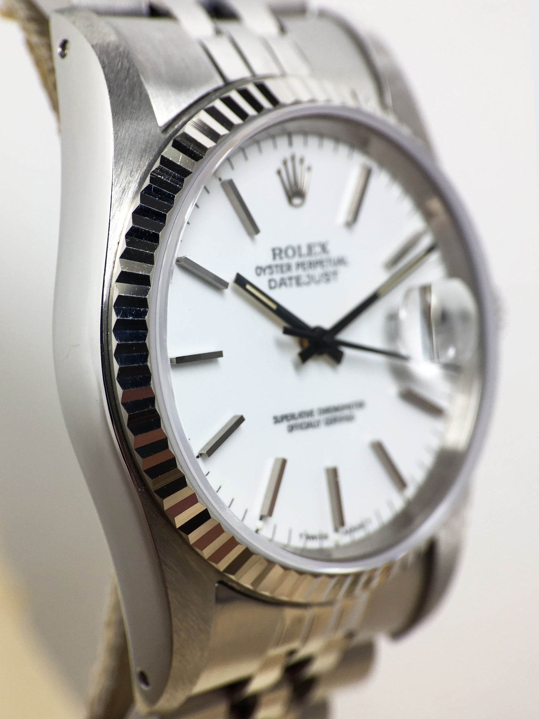 1987 Rolex Datejust Porcelain Ref. 16234