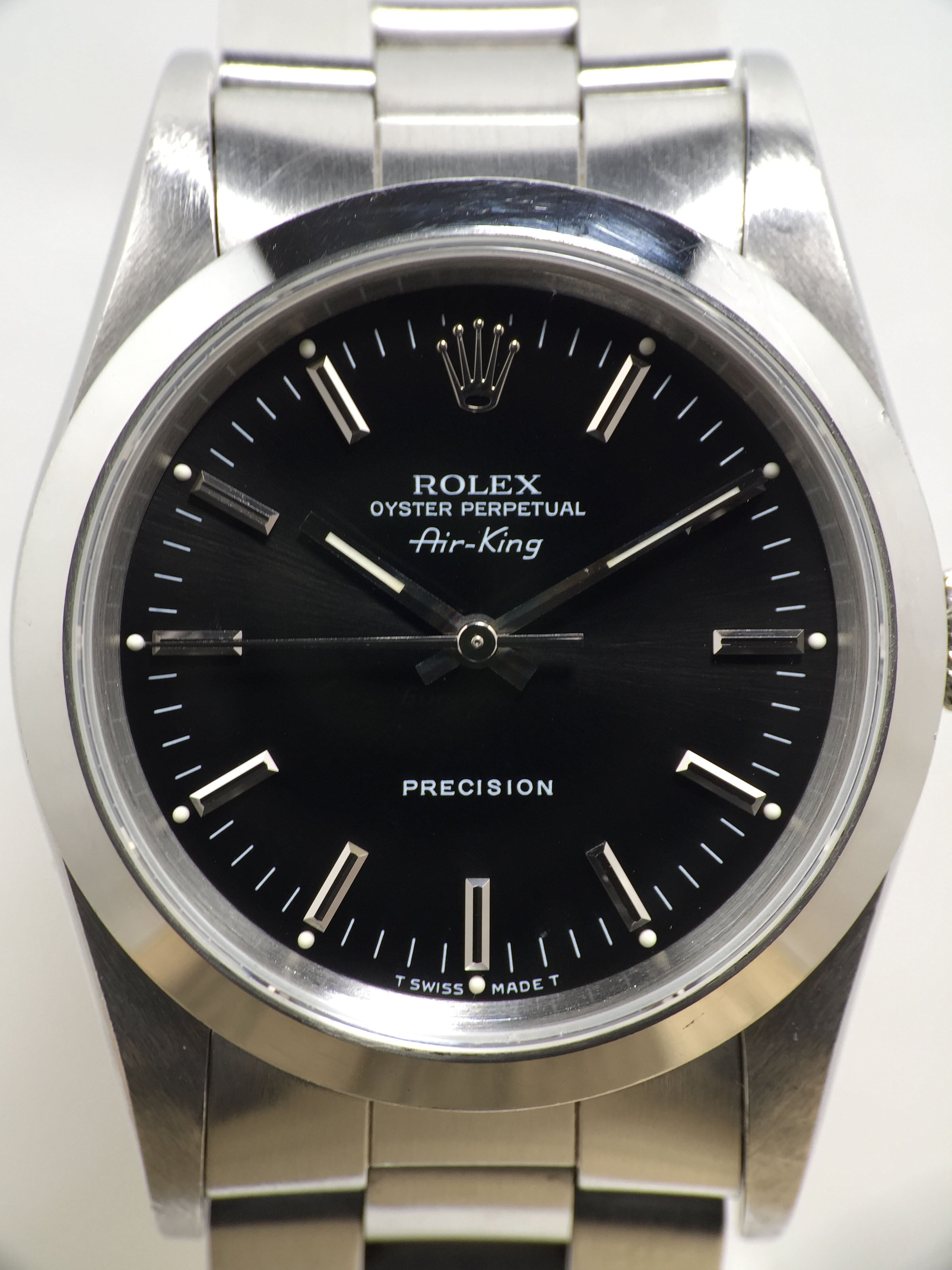 1991 Rolex Air King Black Dial Ref. 14000 (Full Set)