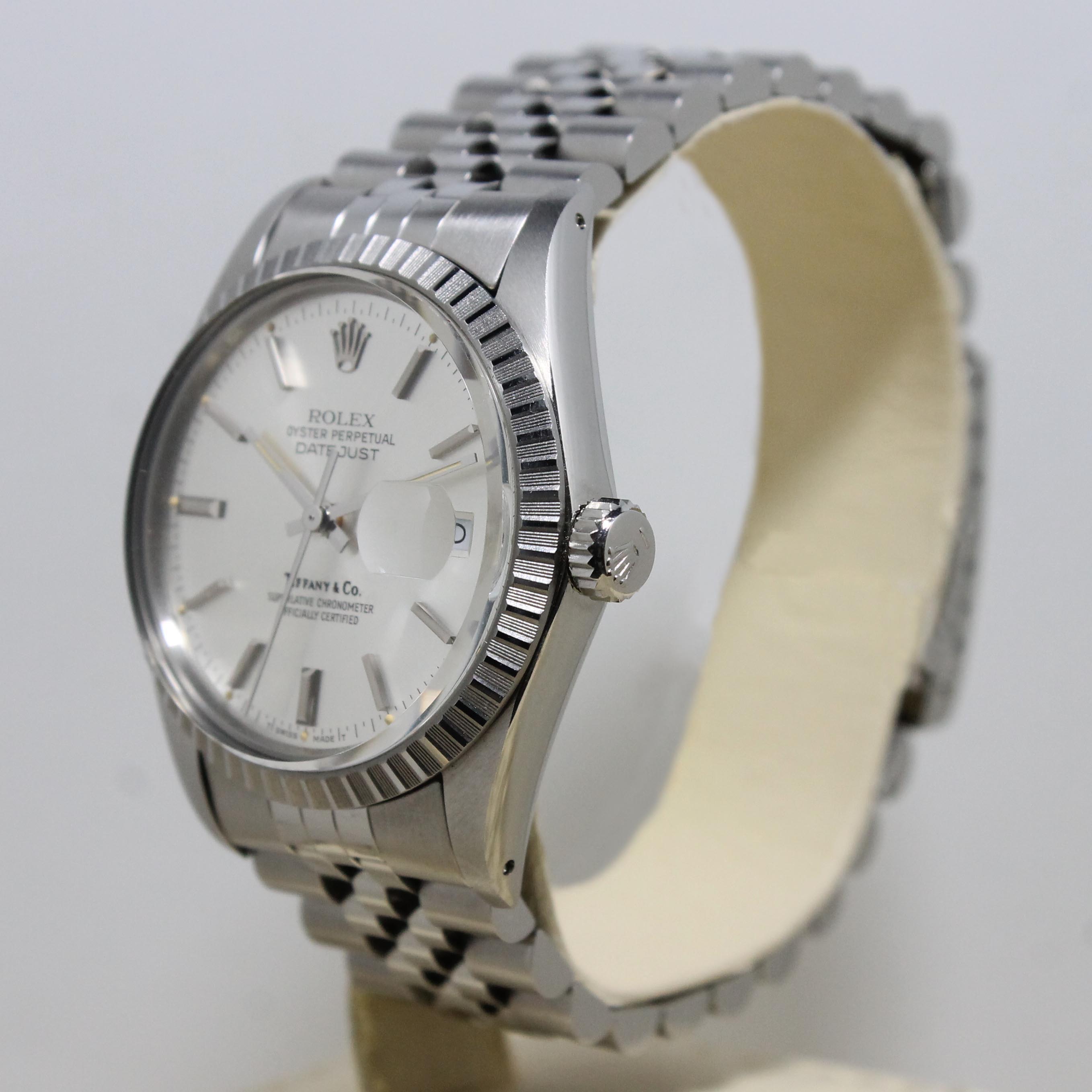 1987 Rolex Datejust NOS Tiffany & Co. Ref. 16030  (Full Set)