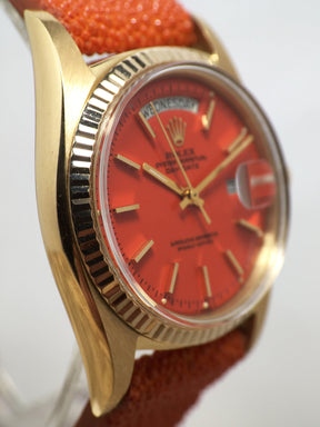 1978 Rolex Day Date Tangerine Stella Dial Ref. 1803