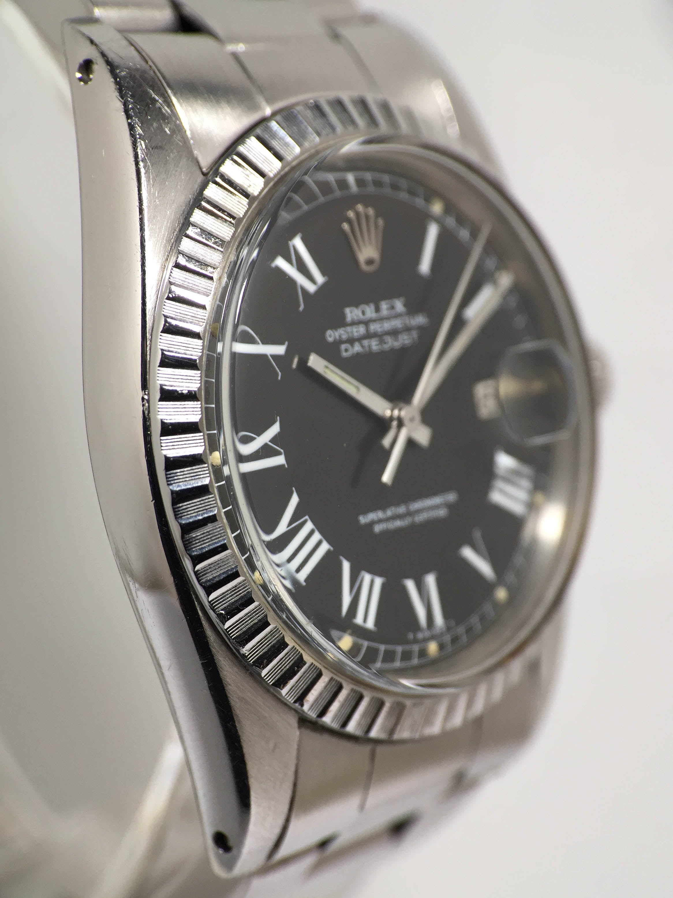 1974 Rolex Datejust Grey Buckley Dial Ref. 1603