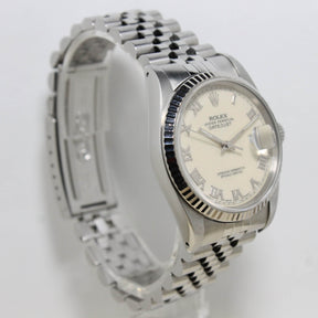 1990 Rolex Datejust St/WG Cream Dial Ref. 16234