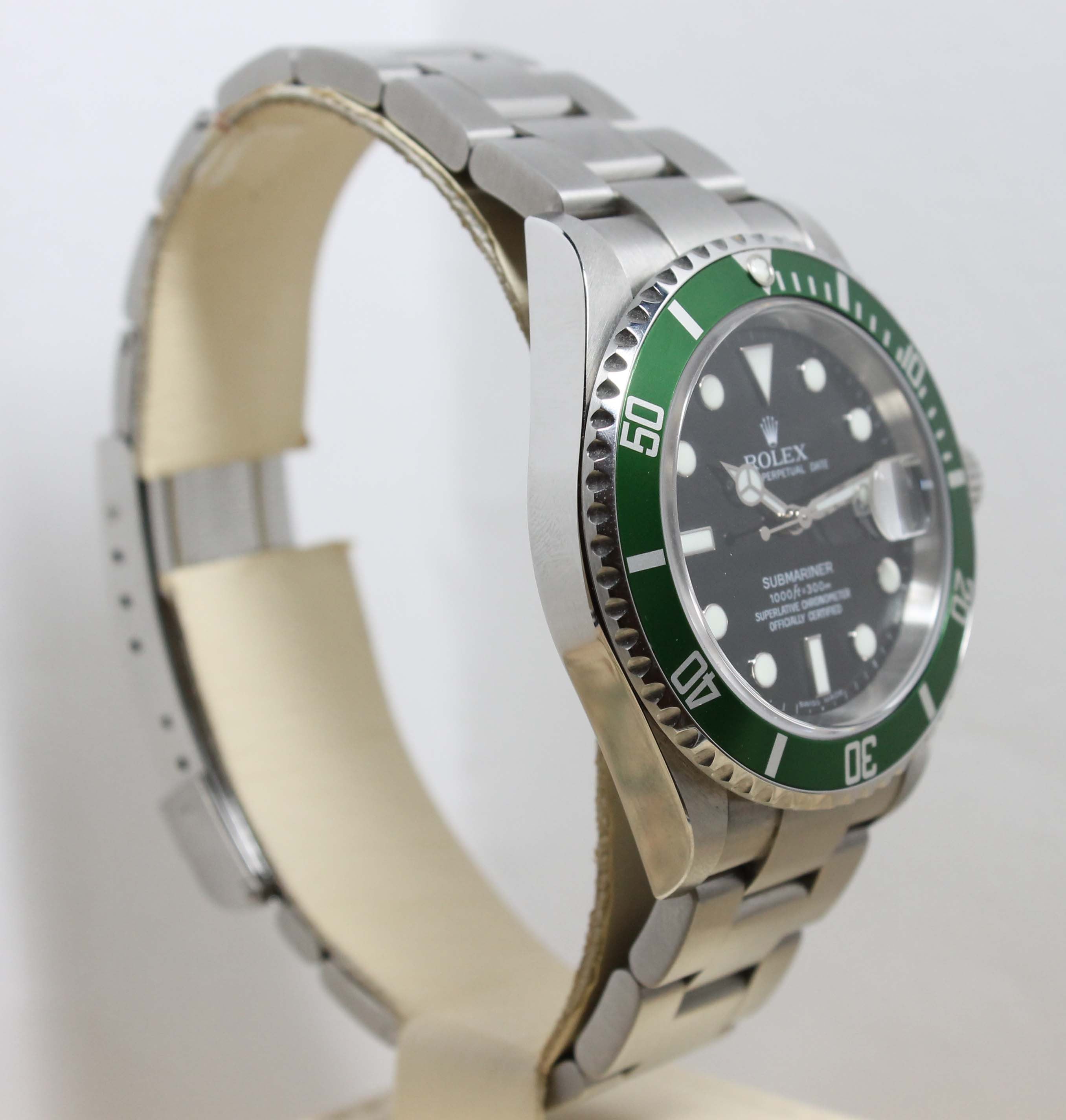 Rolex Submariner Anniversary NOS Ref. 16610LV Year 2006 (Full Set)