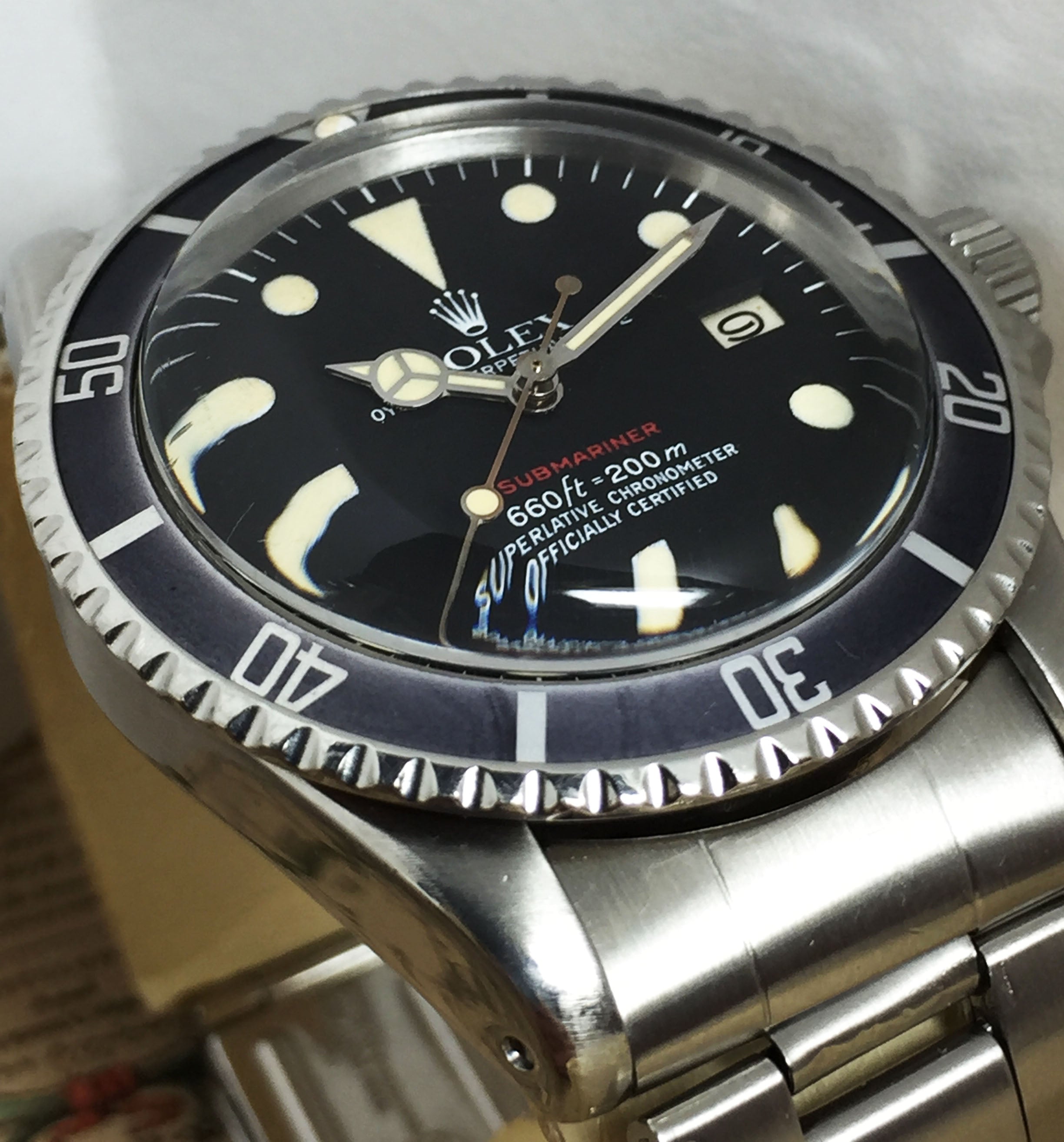 Rolex Red Submariner Ref. 1680 Year 1972 (with Box & Papers)