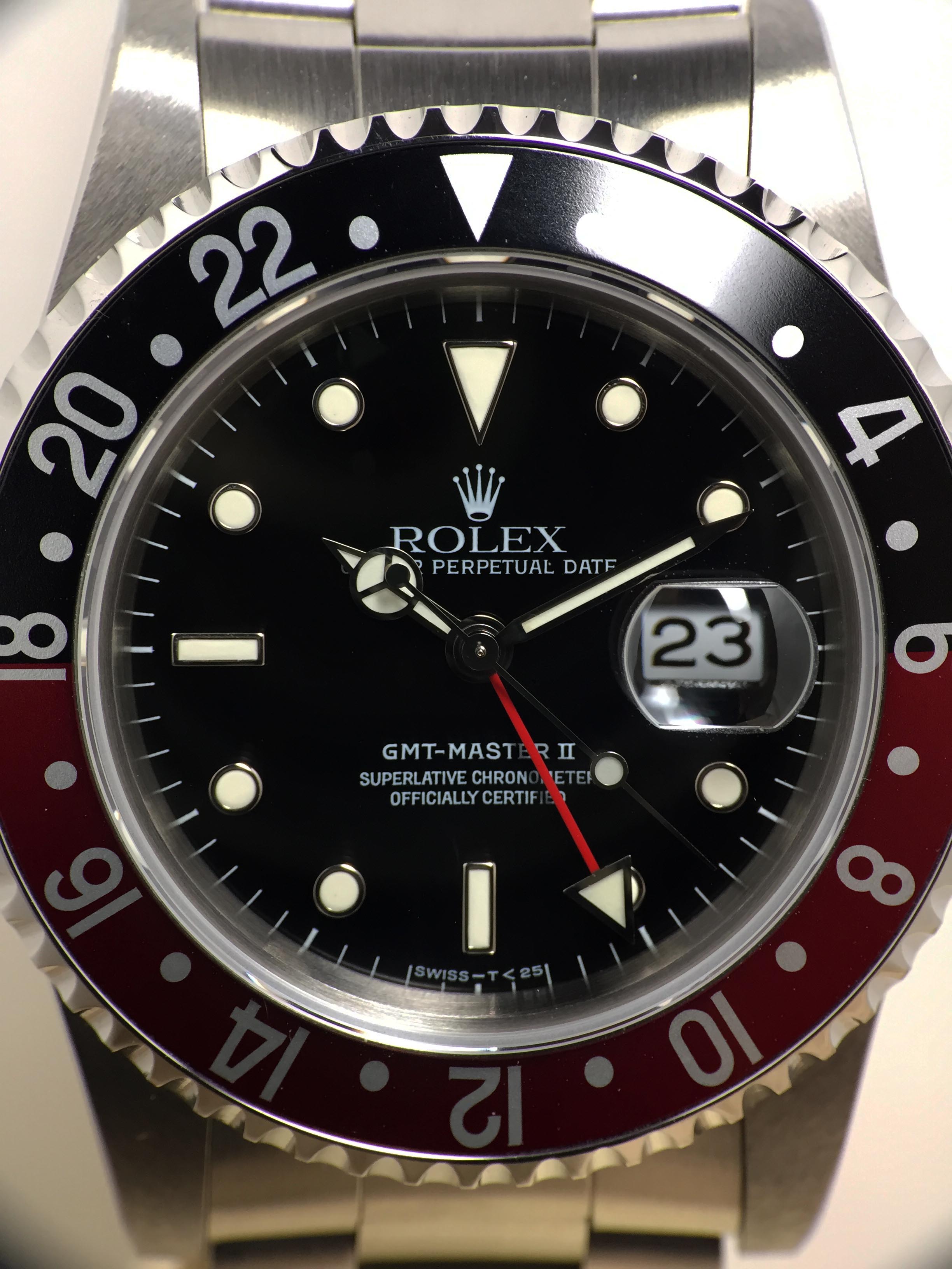 1989 Rolex GMT Master II 1st Series NOS Ref. 16710 (Full Set)