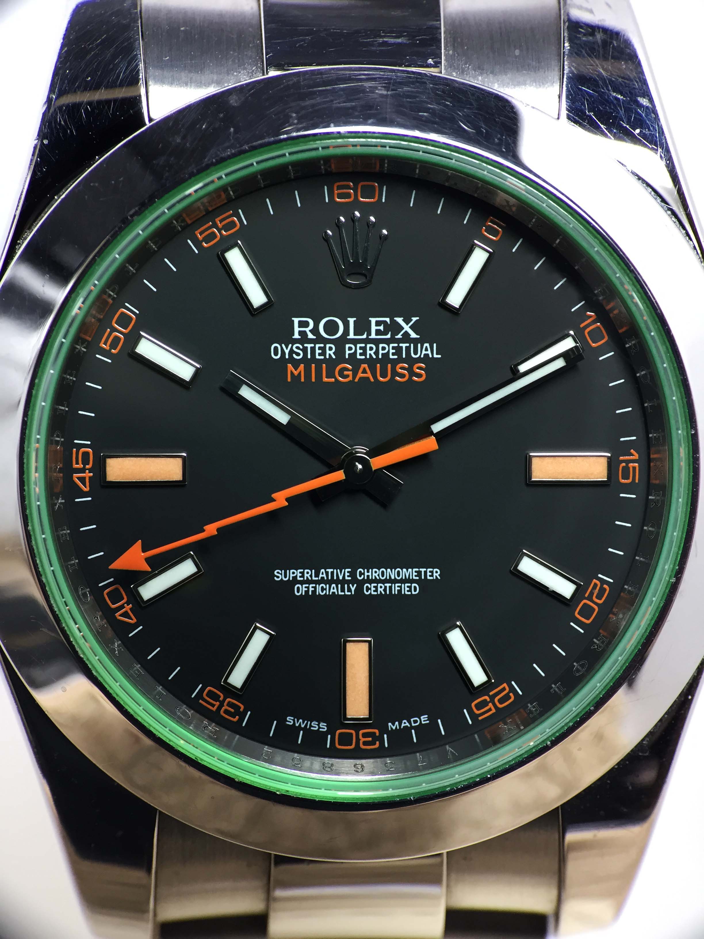 Rolex Milgauss Ref. 116400GV Year 2009 (Full Set)