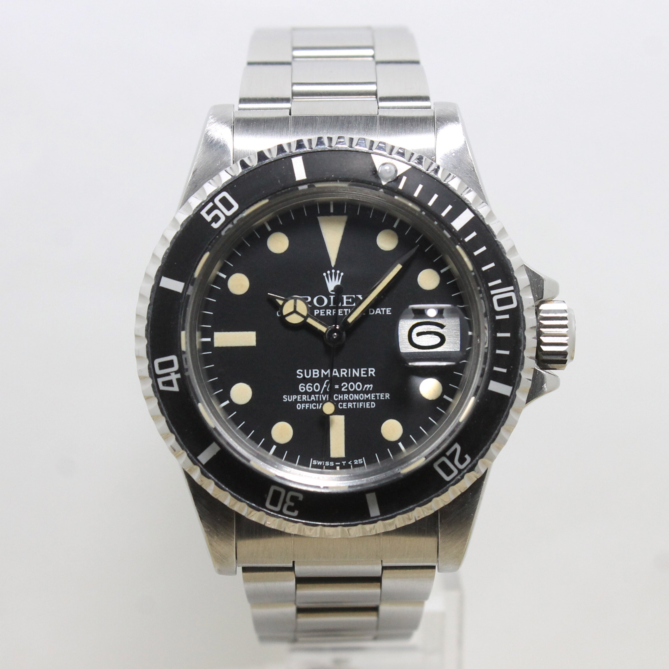 1978 Rolex Submariner MK2 Ref. 1680 (with Box & Certificate & fresh RSC)