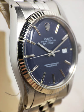 1981 Rolex Datejust Blue Dial Ref. 16014