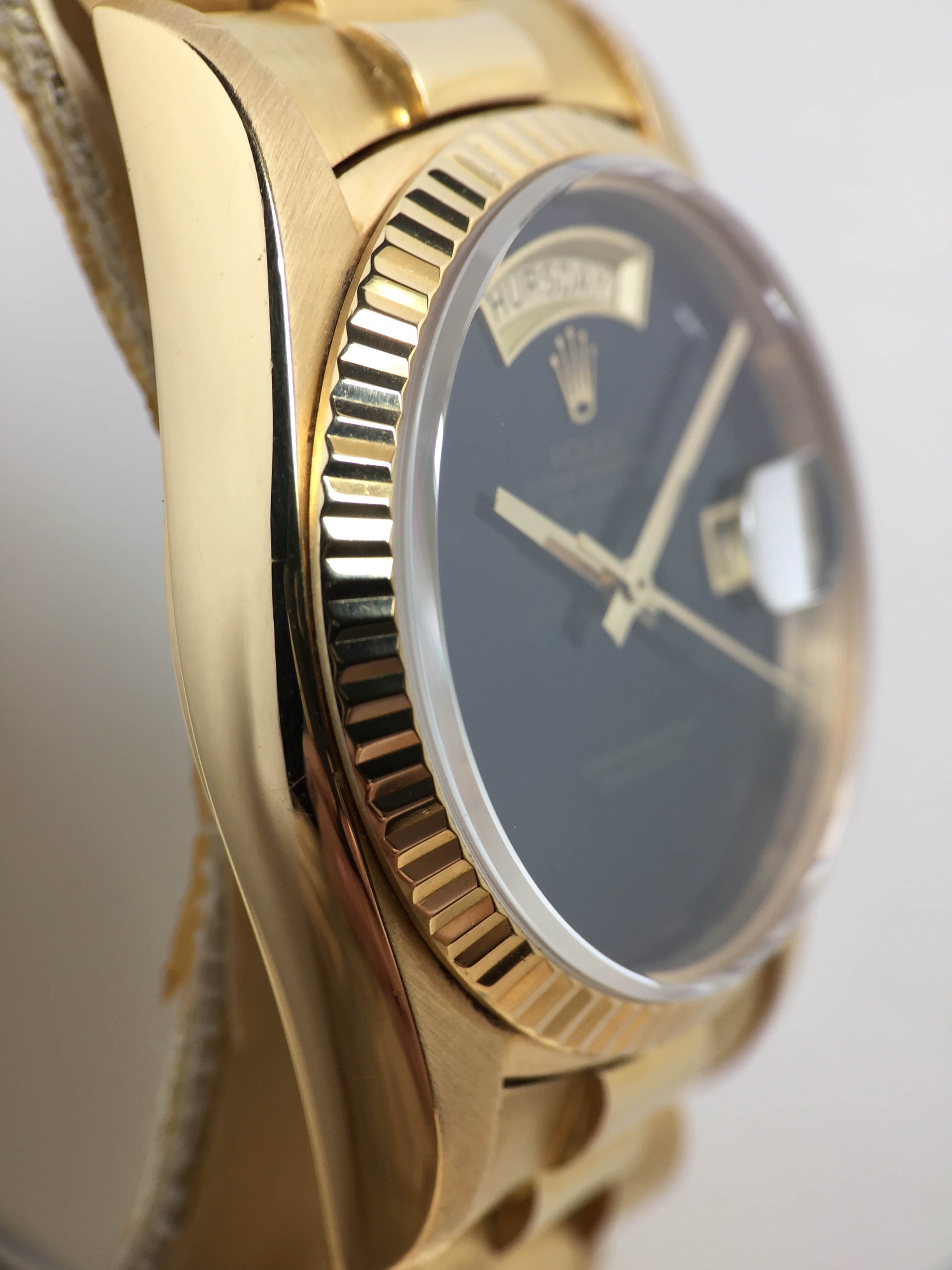 1986 Rolex Day Date Onyx Ref. 18038