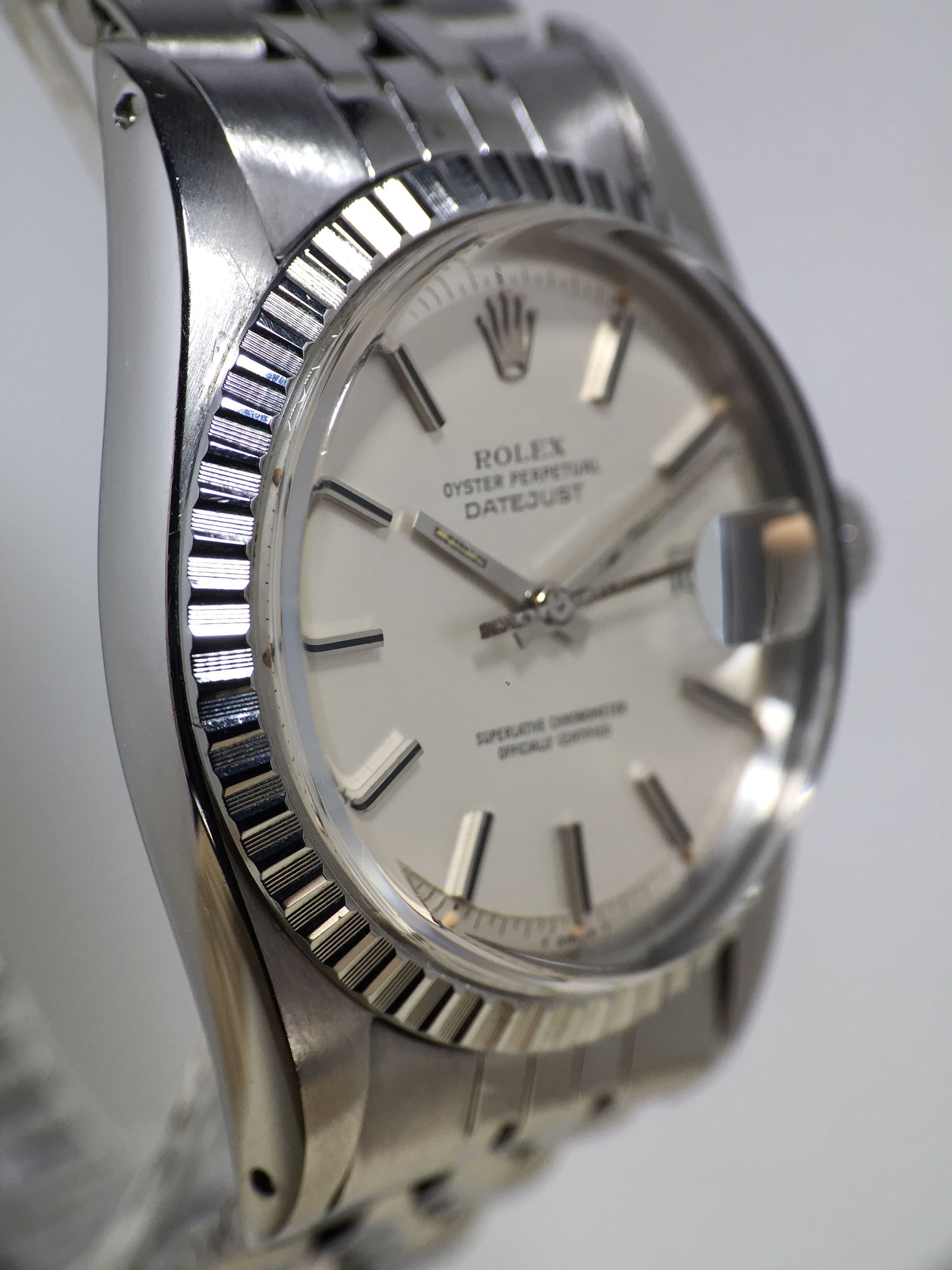 1978 Rolex Datejust Satin White Dial Ref. 1603