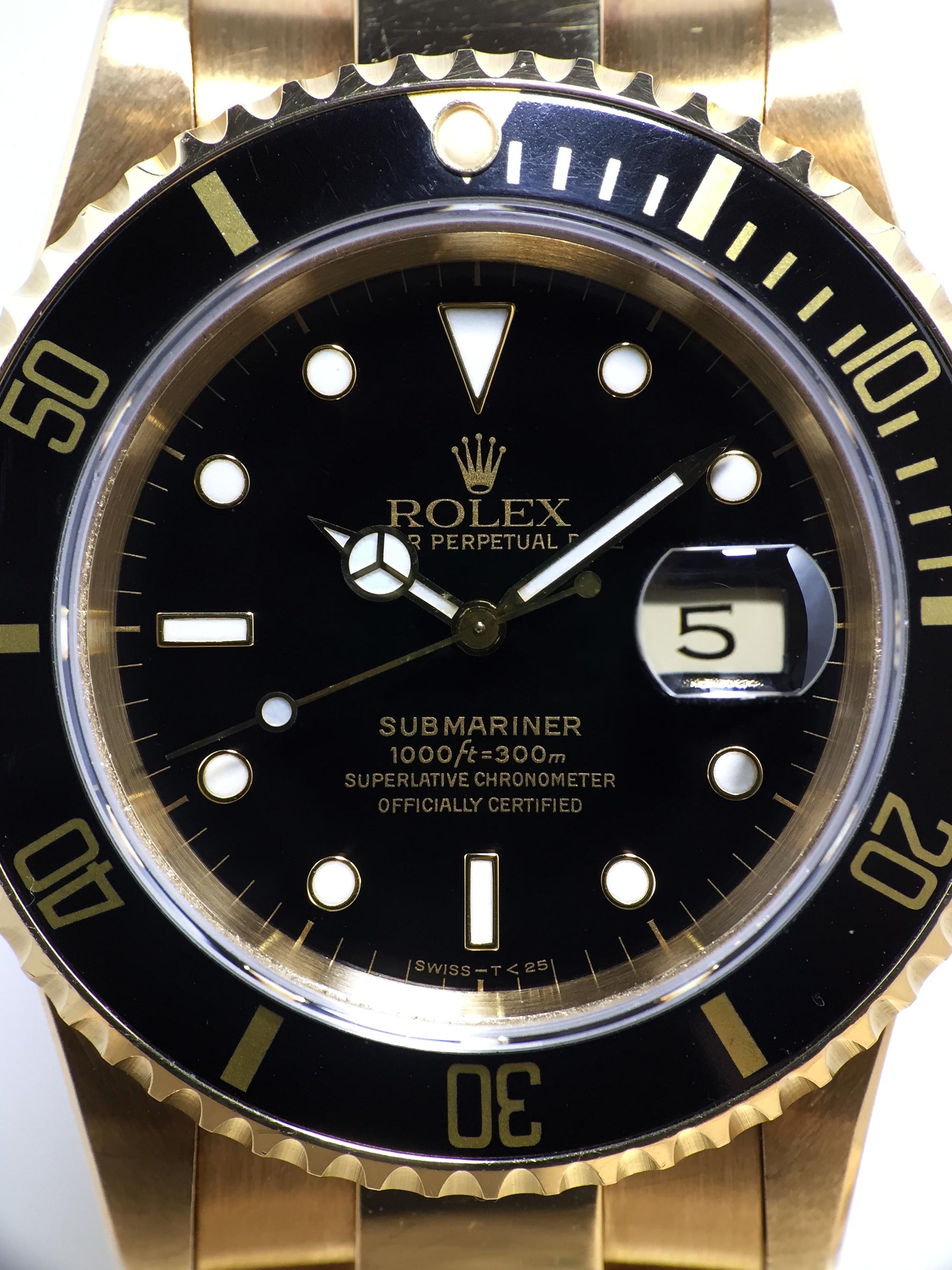 1991 Rolex Submariner Mint Unpolished Ref. 16618 (Full Set)