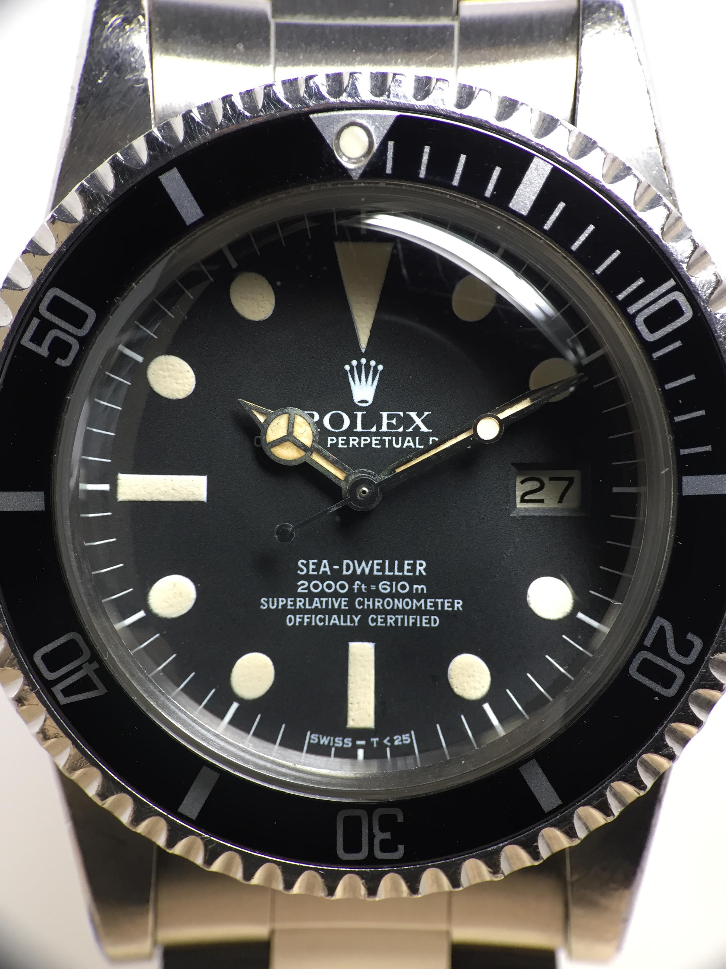 Rolex Sea Dweller Great White MK1 Ref. 1665 Year 1980 (with Box and Papers)