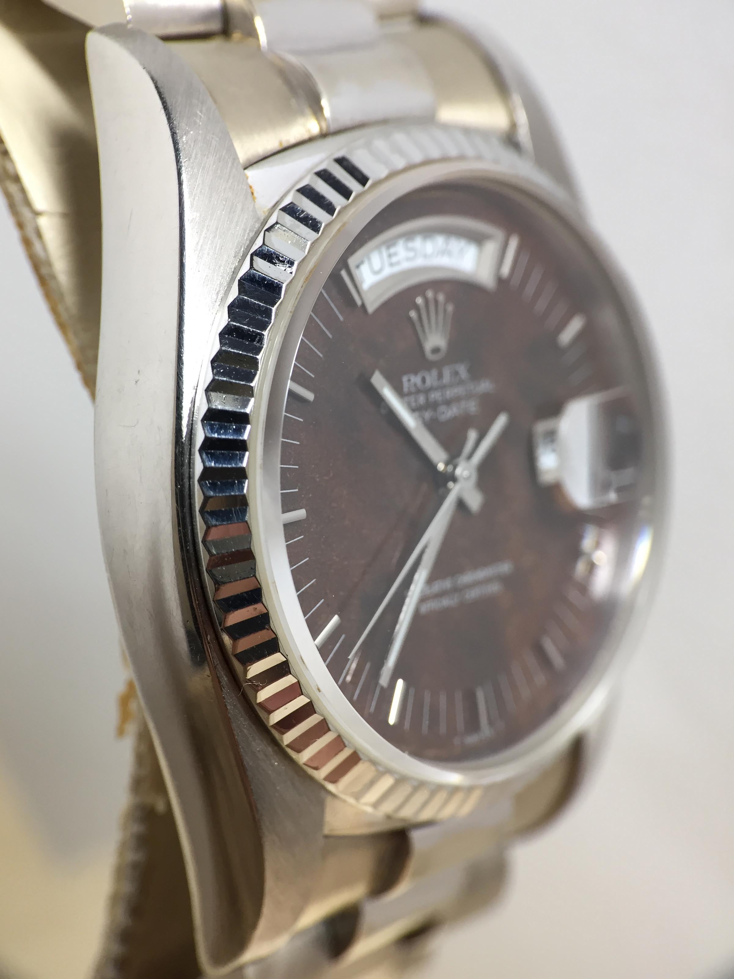 1980 Rolex Day Date Wood Ref. 18039