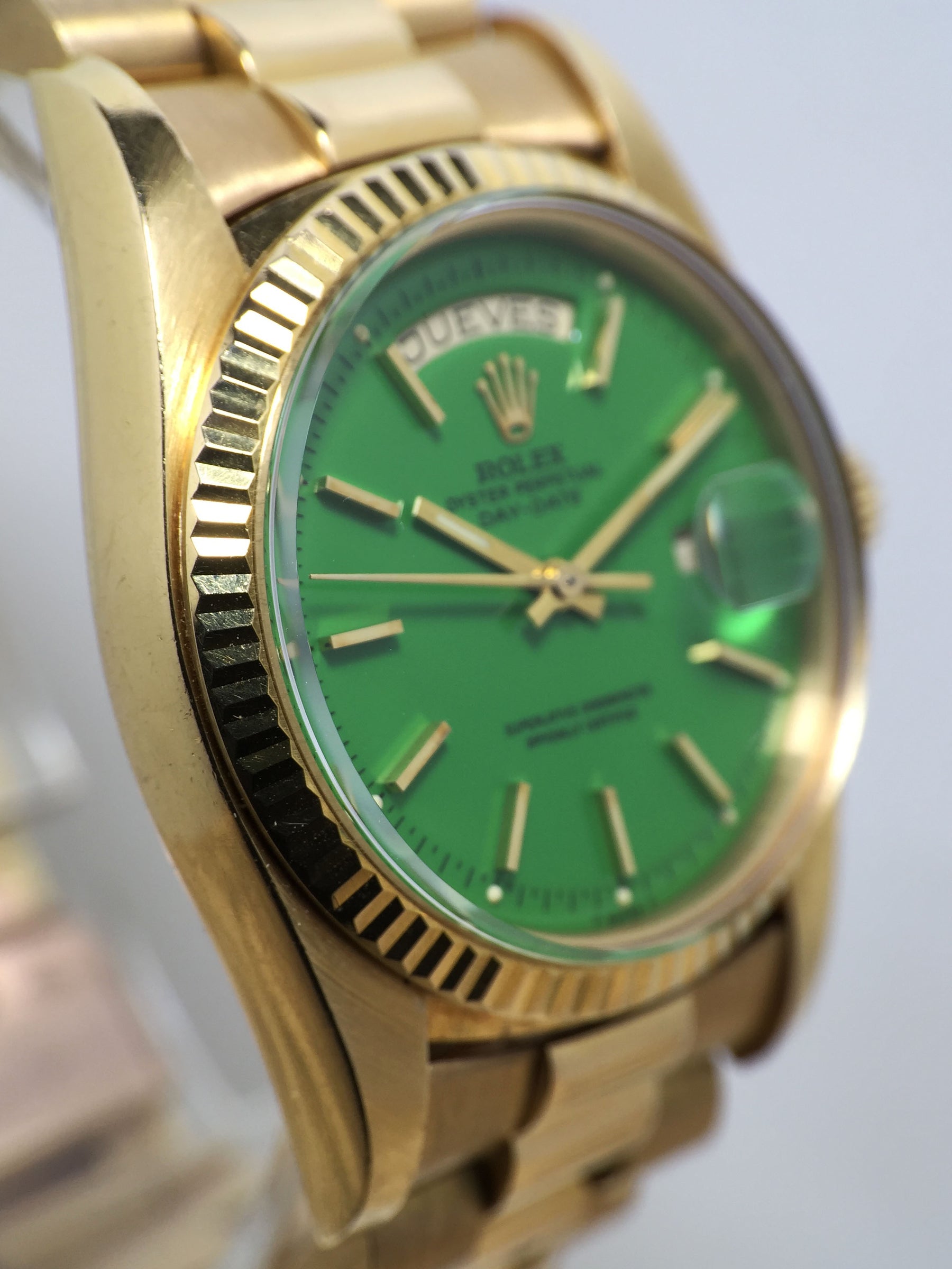 1978 Rolex Day Date Green Stella Dial Ref. 1803